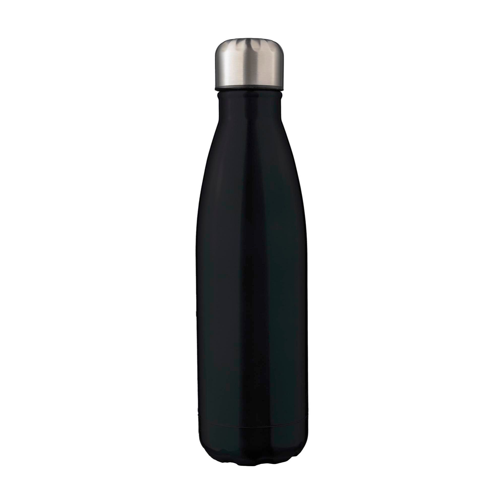 Termoflaske af Genbrugt rustfrit stål termo Lombok - sort - 500 ml