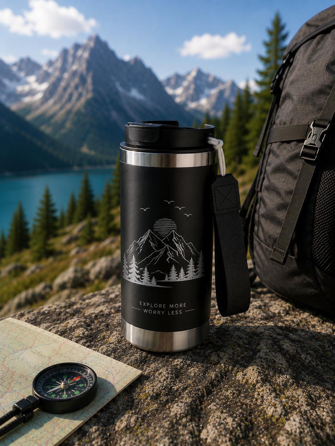 Gobelet thermos double paroi Kayla | Recyclé | 500 ml