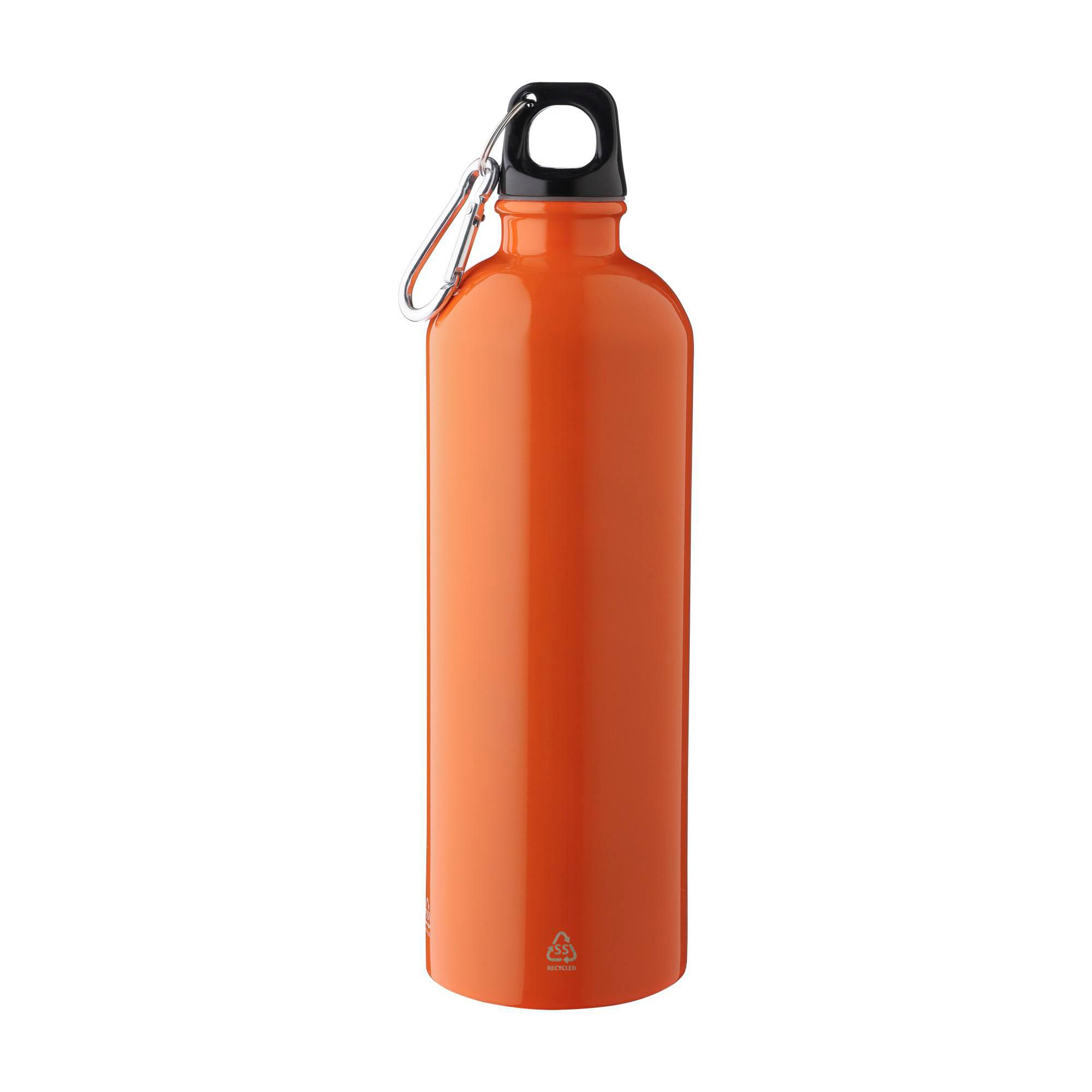 Flaske (750 ml) af Genbrugt rustfrit stål enkeltvægs Emeric, orange