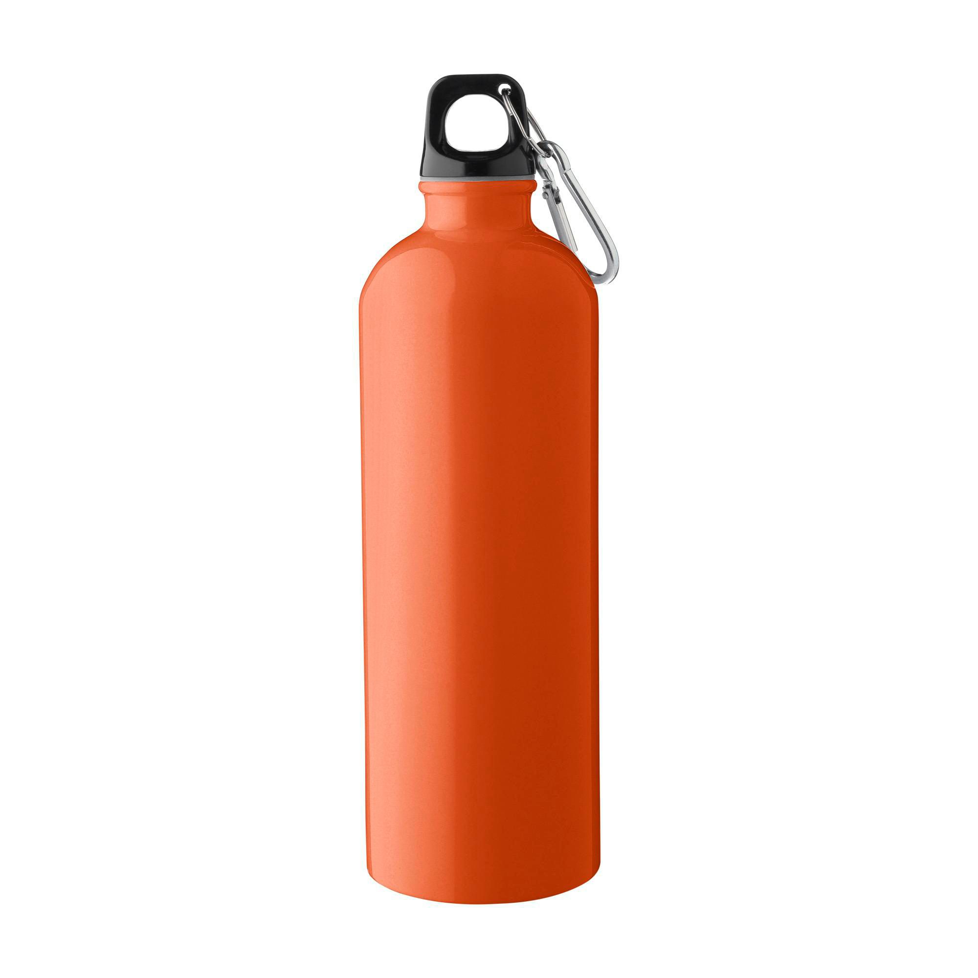 Flaske (750 ml) af Genbrugt rustfrit stål enkeltvægs Emeric, orange