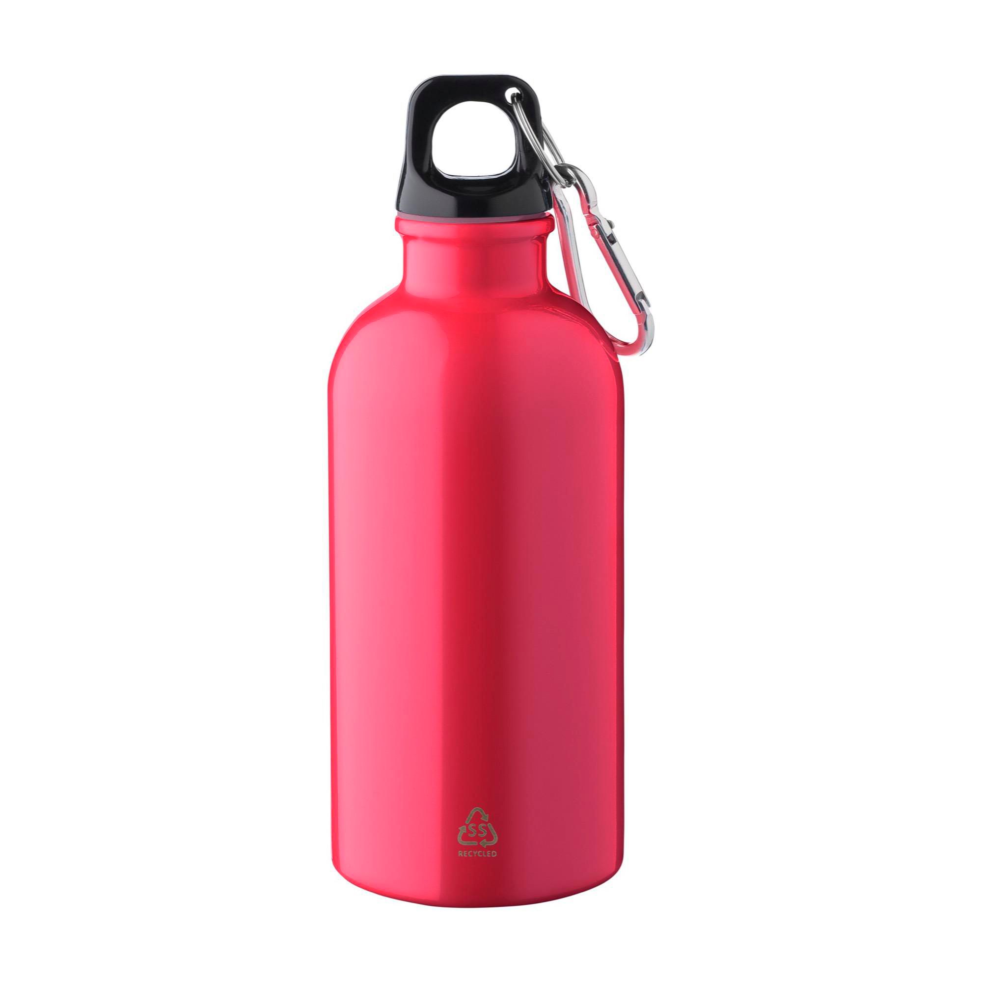 Flaske (400 ml) af Genbrugt rustfrit stål enkeltvægs Sable, pink
