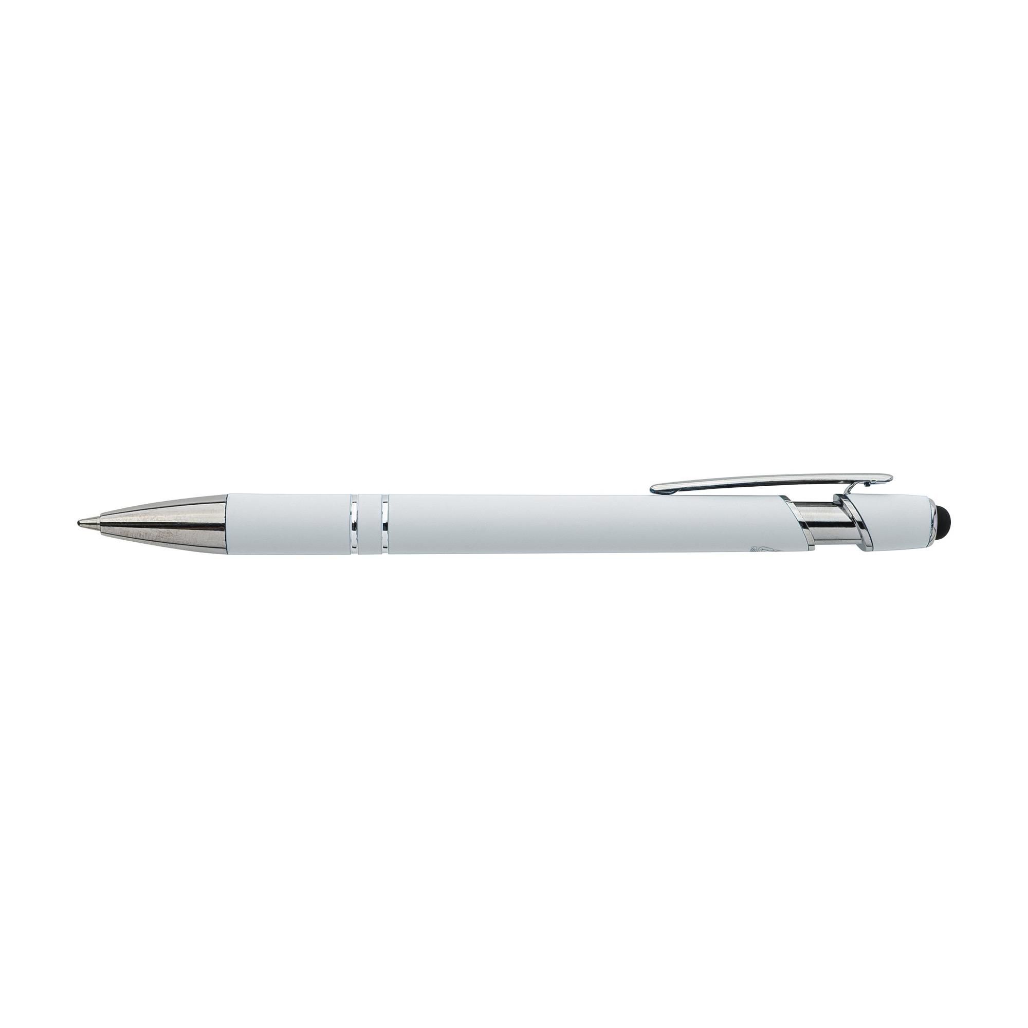 Kuglepen af Genbrugt aluminium Primo - hvid