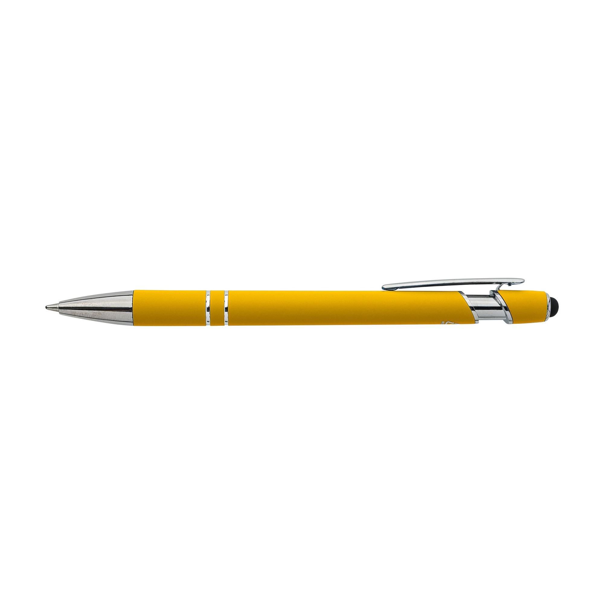 Kuglepen af Genbrugt aluminium Primo - gul