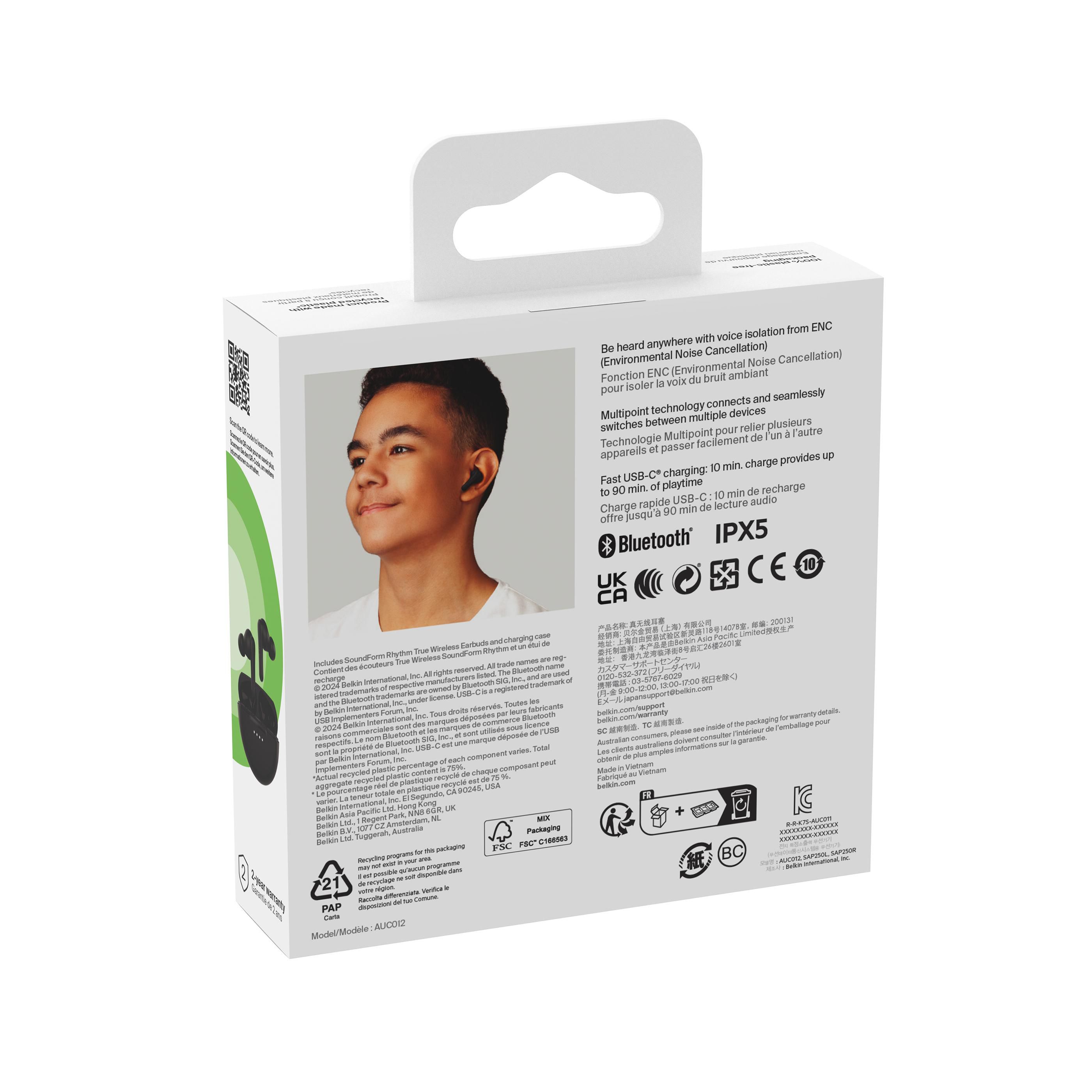 Belkin SoundForm Rhythm True Wireless Earbuds