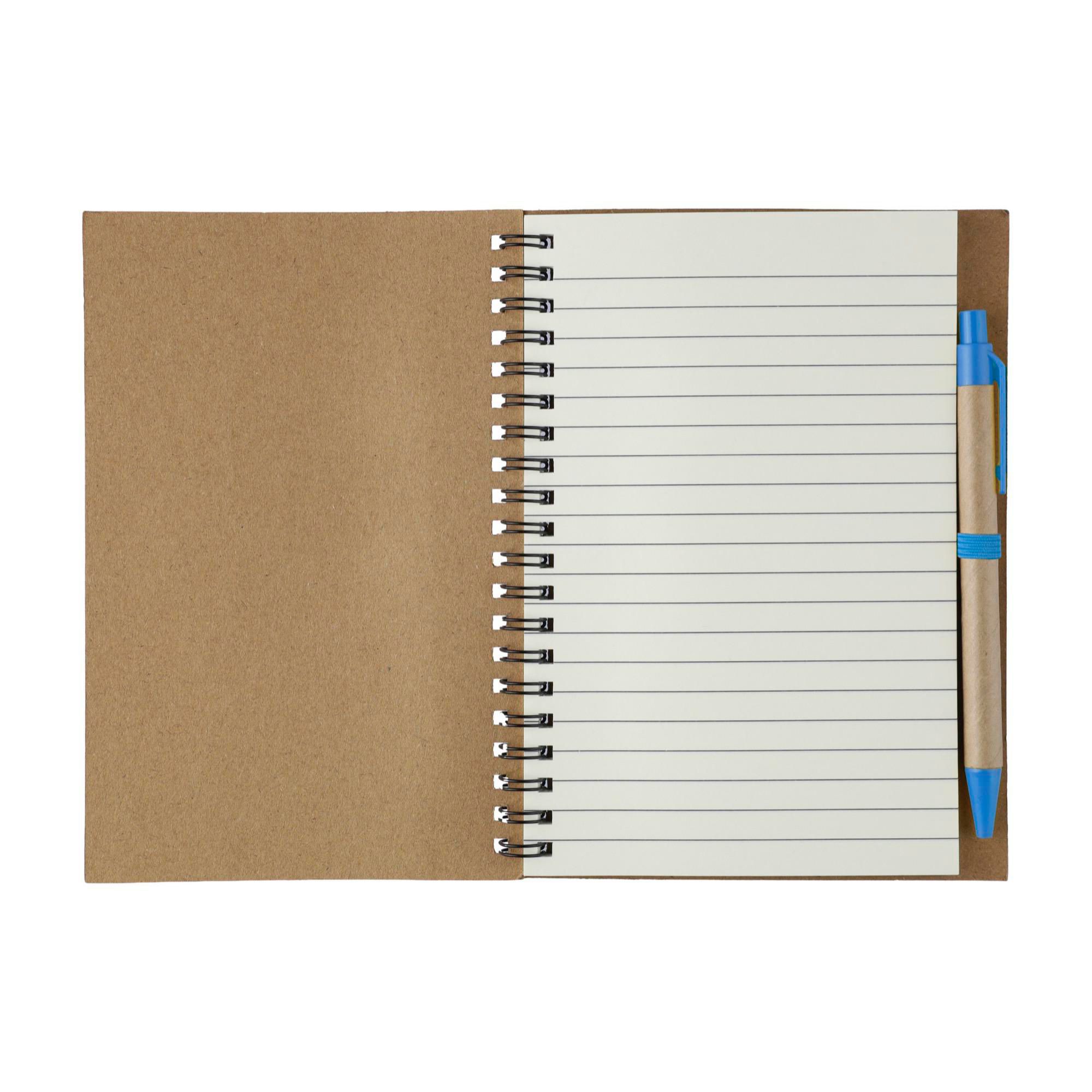 Carnet Stella | Carton recyclé | Ligné | Avec stylo bille