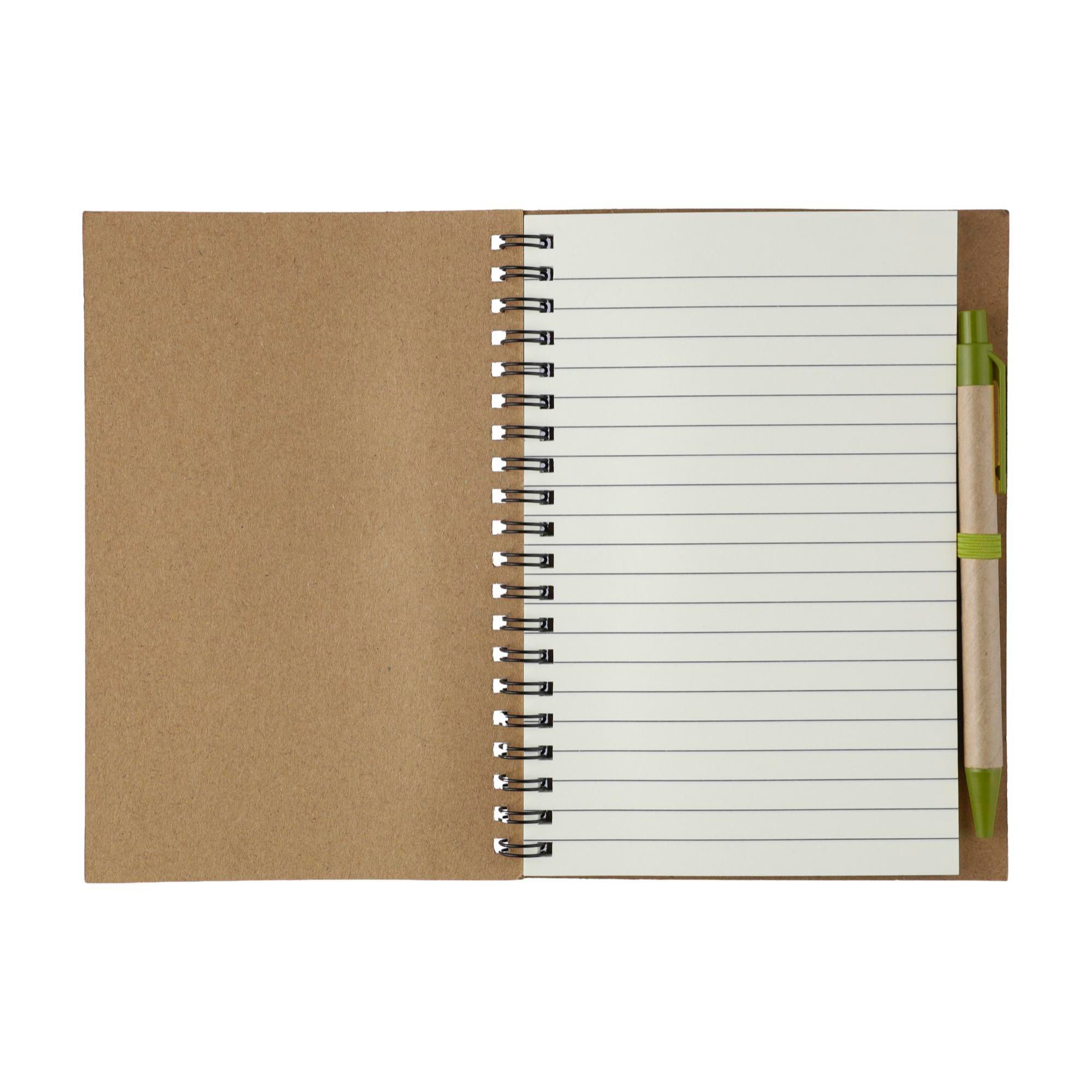 Carnet Stella | Carton recyclé | Ligné | Avec stylo bille