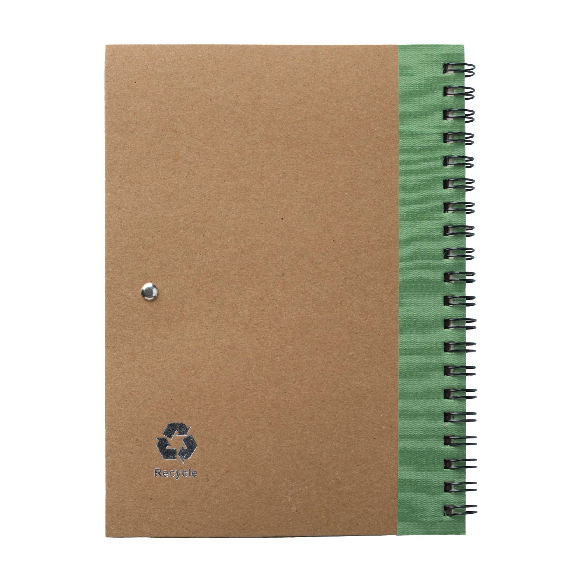 Carnet Stella | Carton recyclé | Ligné | Avec stylo bille