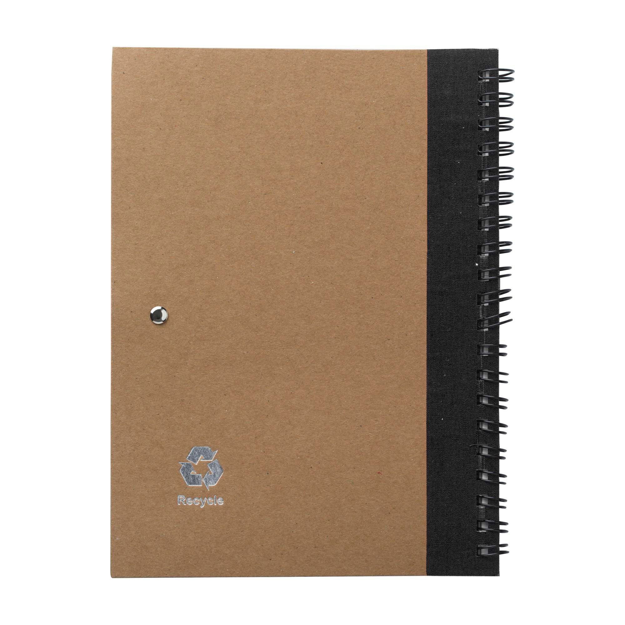 Carnet Stella | Carton recyclé | Ligné | Avec stylo bille