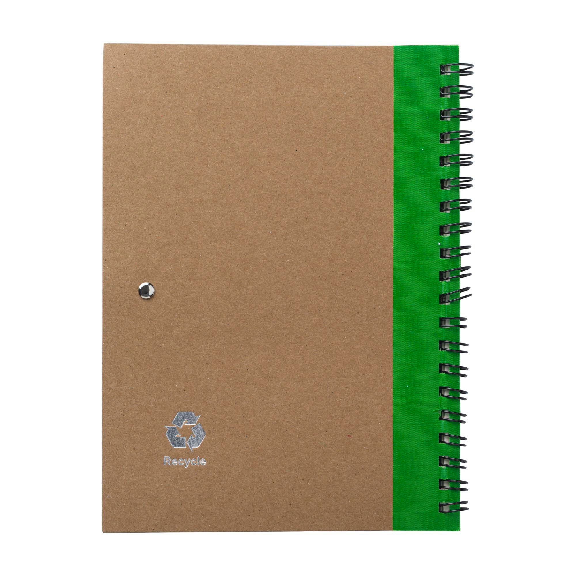 Carnet Stella | Carton recyclé | Ligné | Avec stylo bille