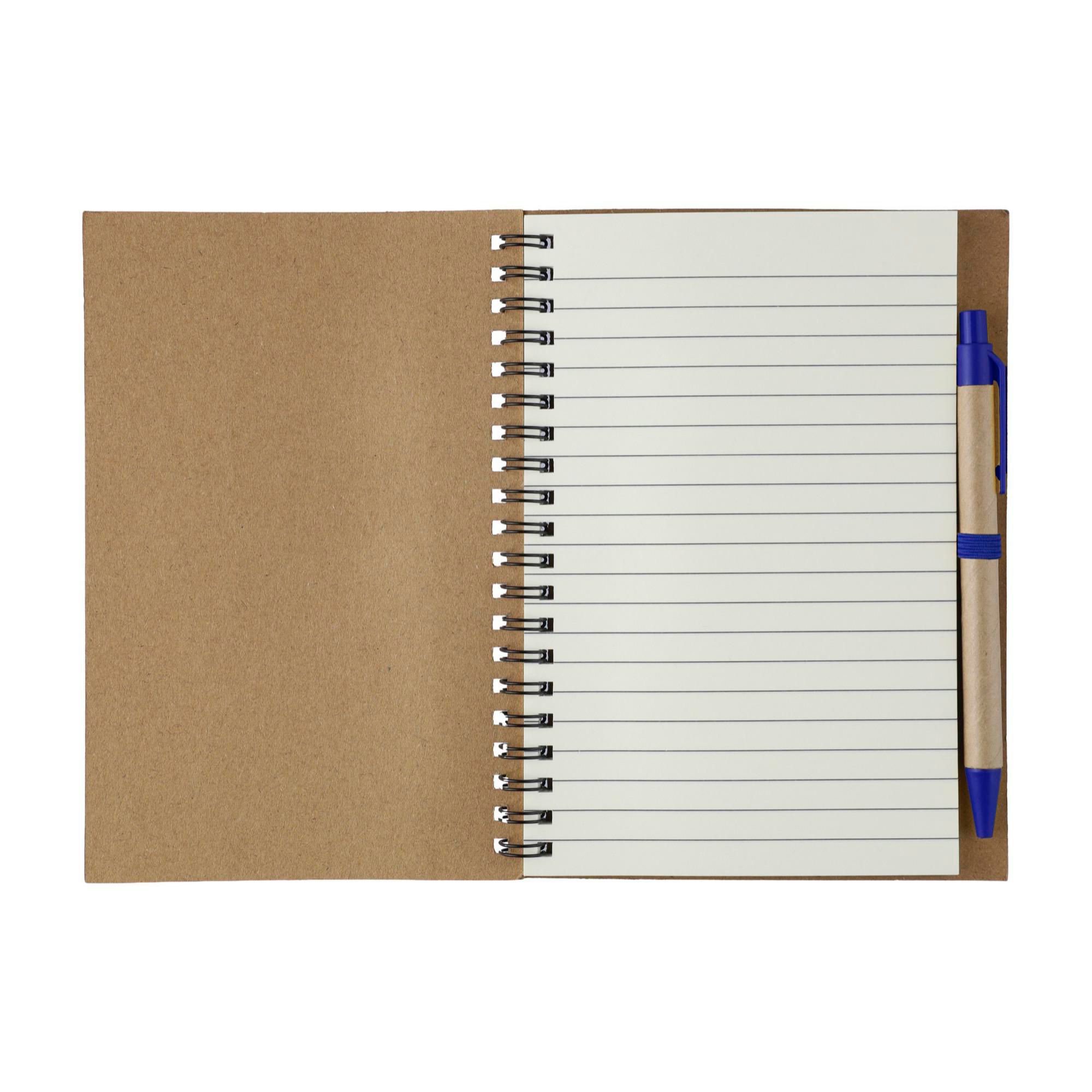 Carnet Stella | Carton recyclé | Ligné | Avec stylo bille