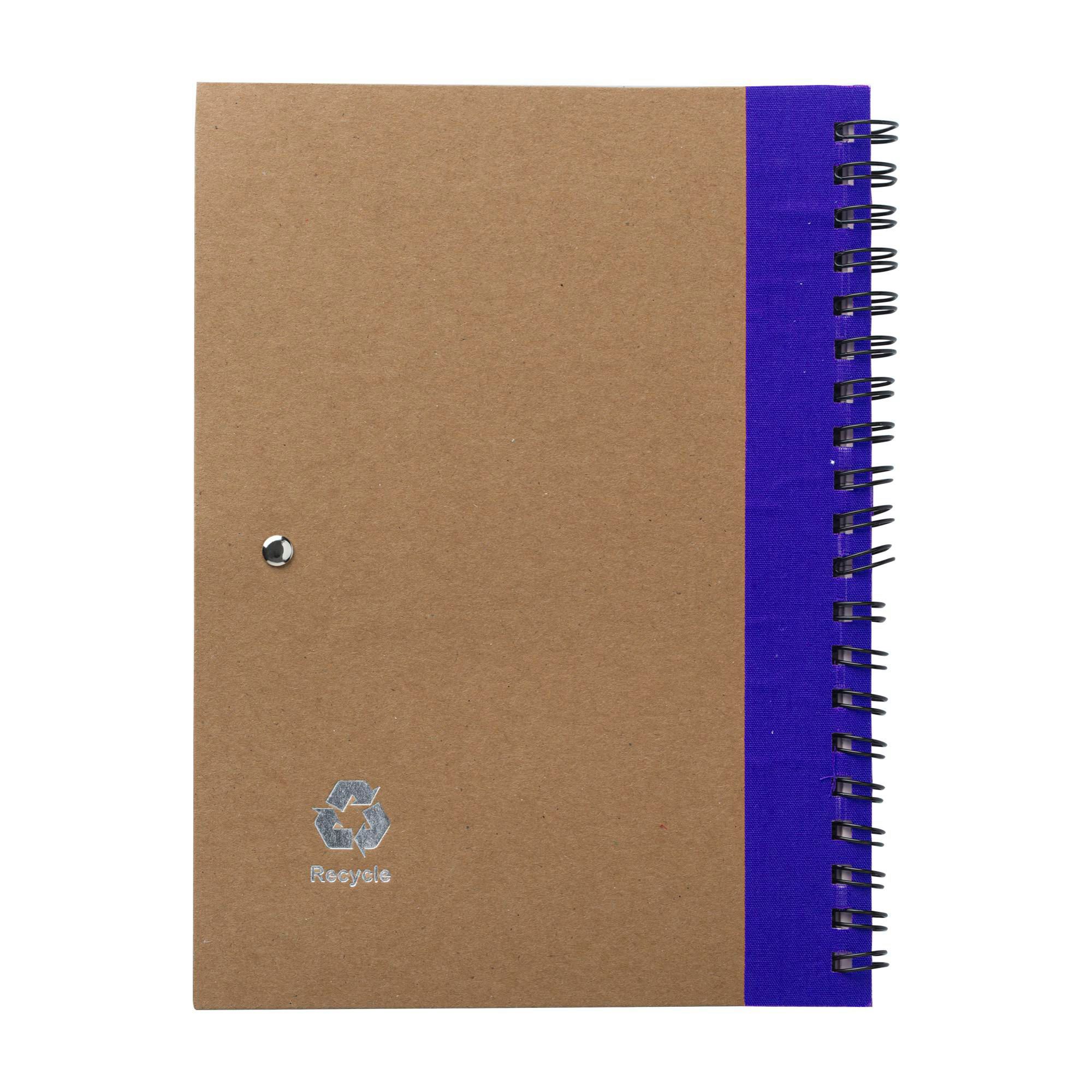 Carnet Stella | Carton recyclé | Ligné | Avec stylo bille
