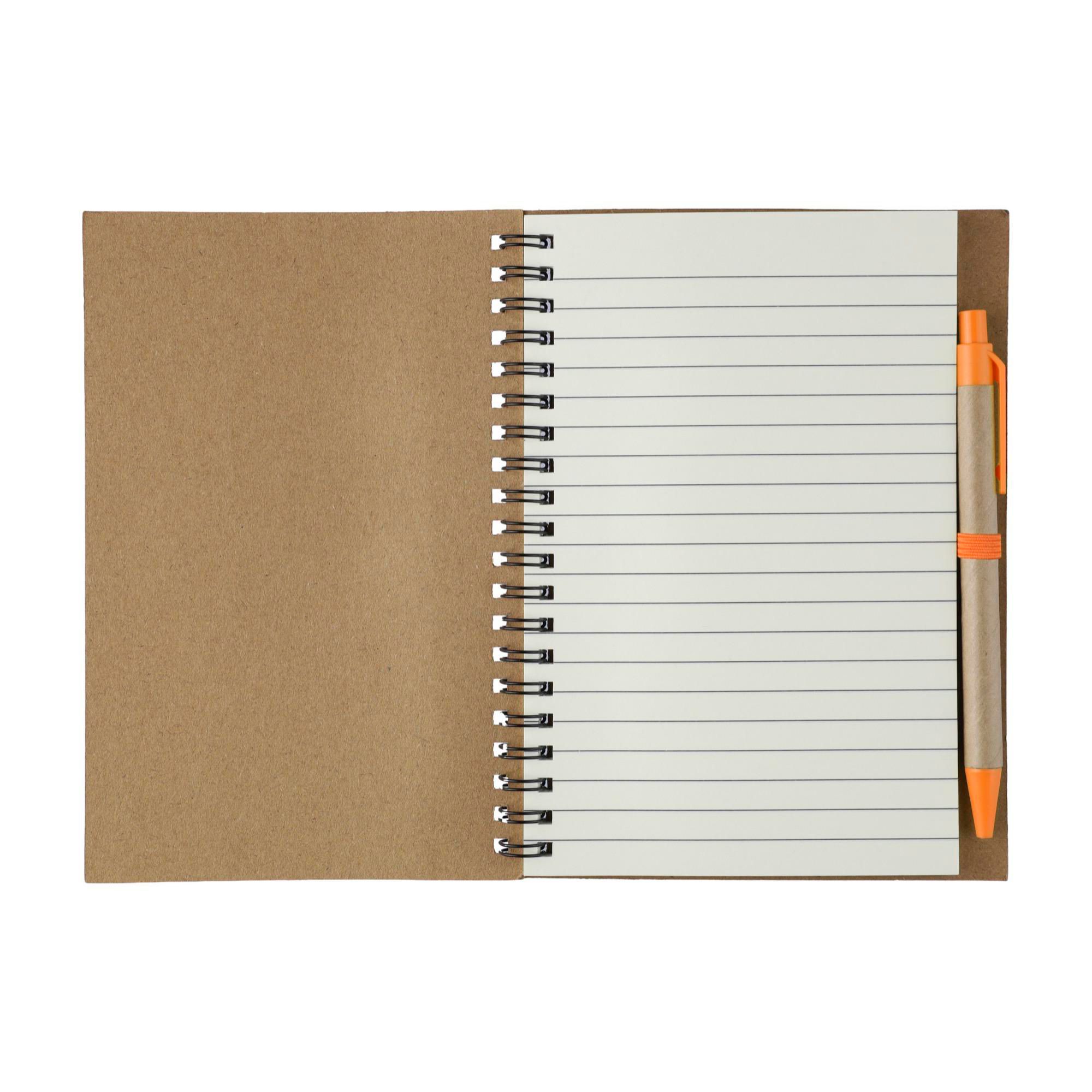 Carnet Stella | Carton recyclé | Ligné | Avec stylo bille