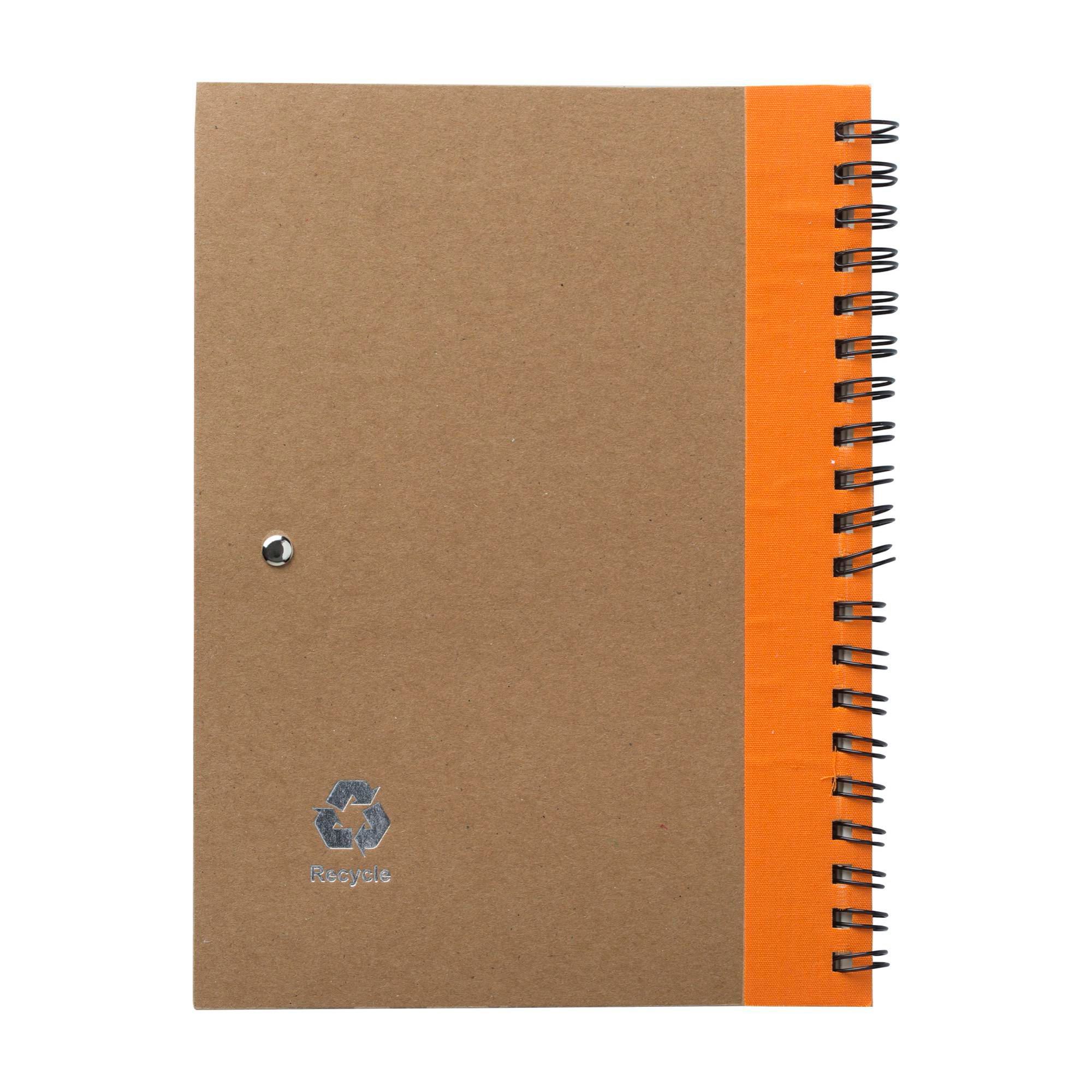 Carnet Stella | Carton recyclé | Ligné | Avec stylo bille