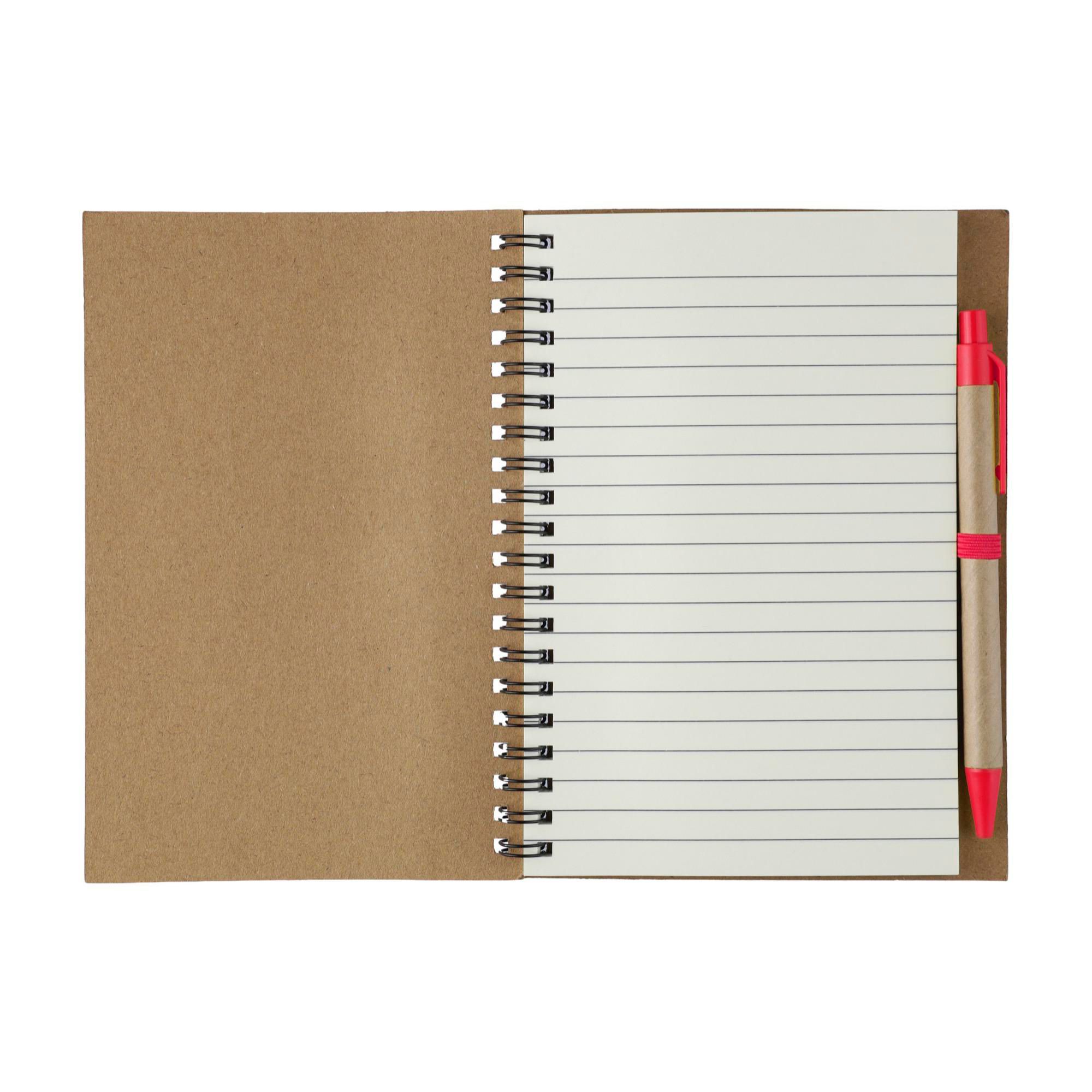 Carnet Stella | Carton recyclé | Ligné | Avec stylo bille