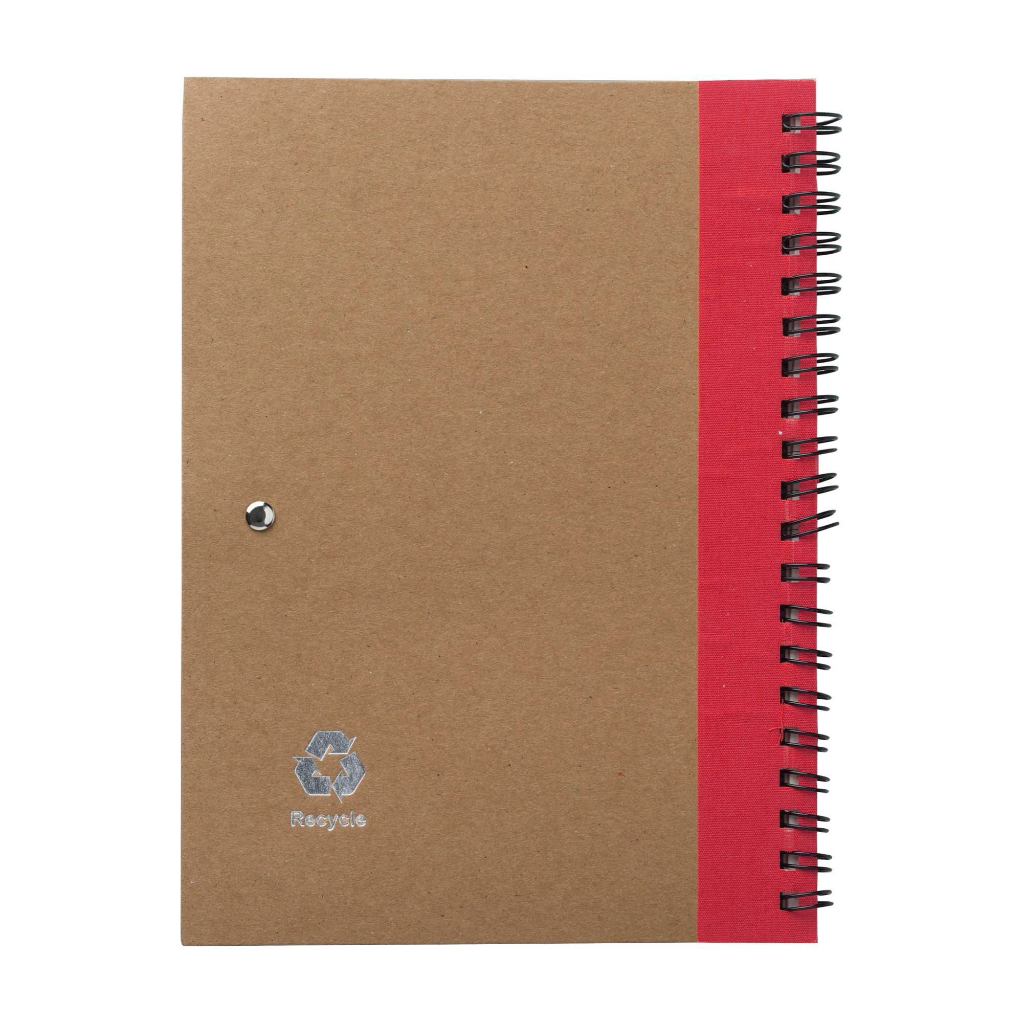 Carnet Stella | Carton recyclé | Ligné | Avec stylo bille