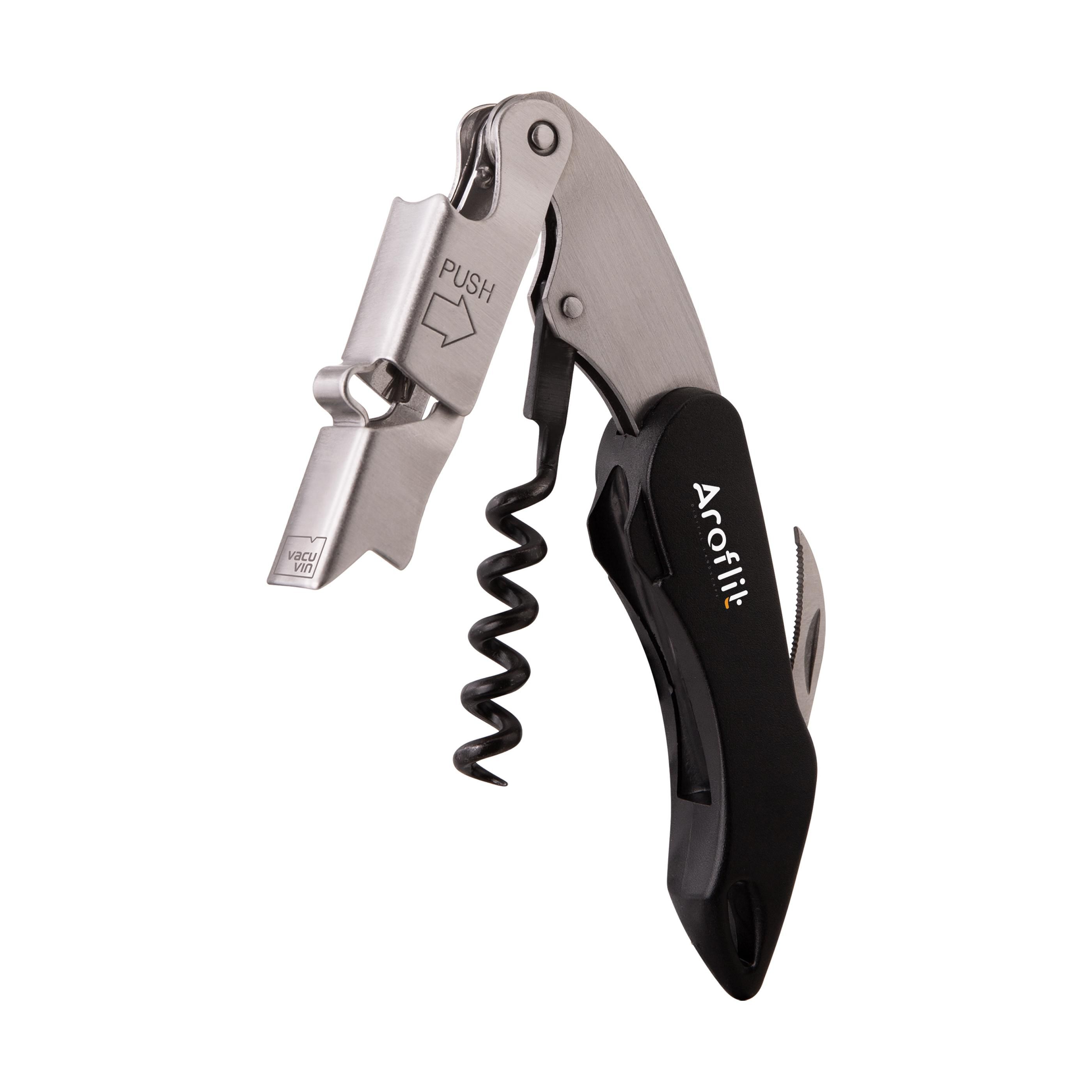 Vacu Vin Waiter’s Corkscrew Push Large Kellnermesser