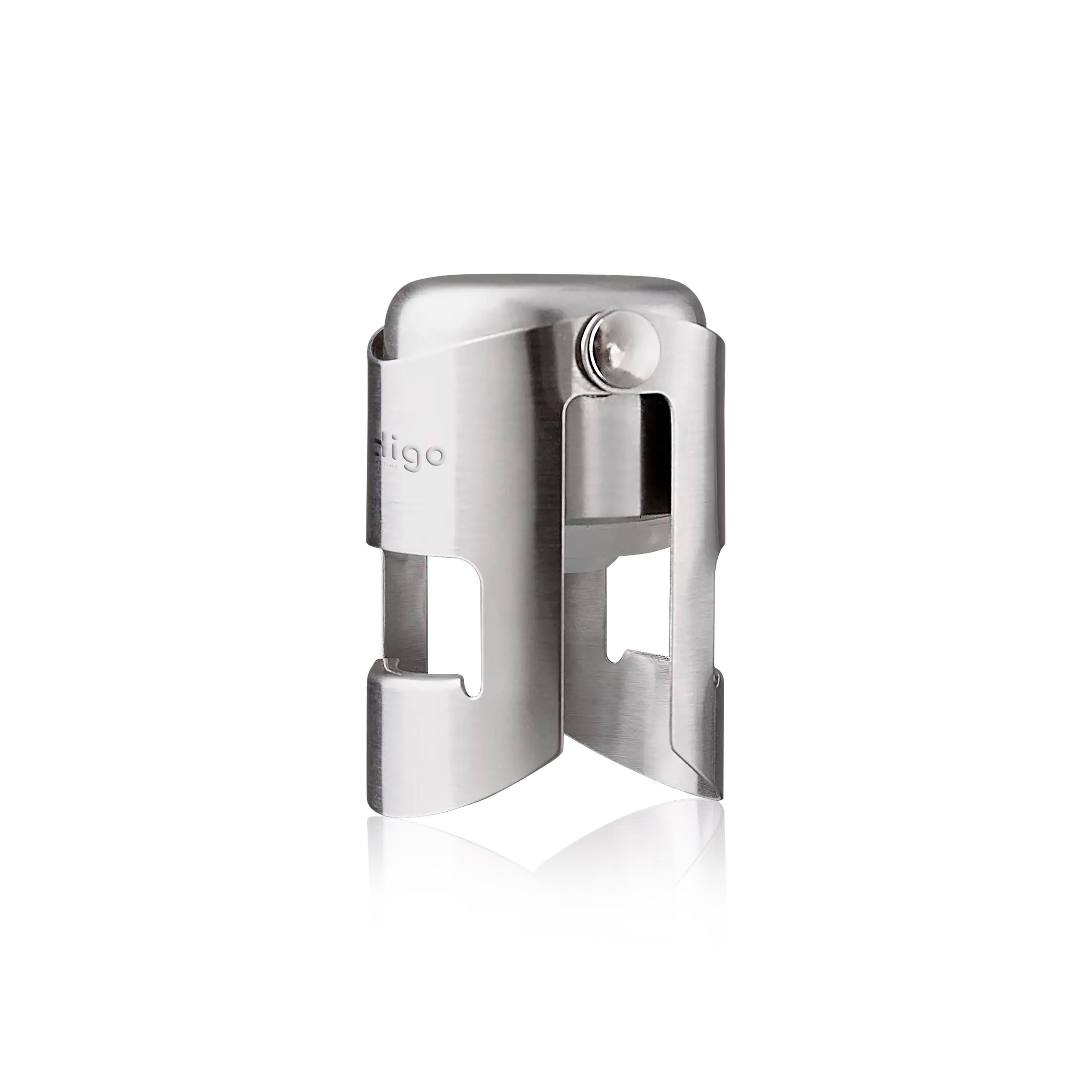 Vacu Vin Champagne Stopper Stainless Steel Verschlusskappe