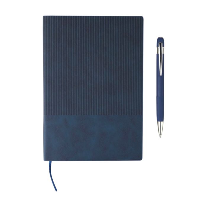 Set taccuino Tarek | Similpelle | A5 | Con penna