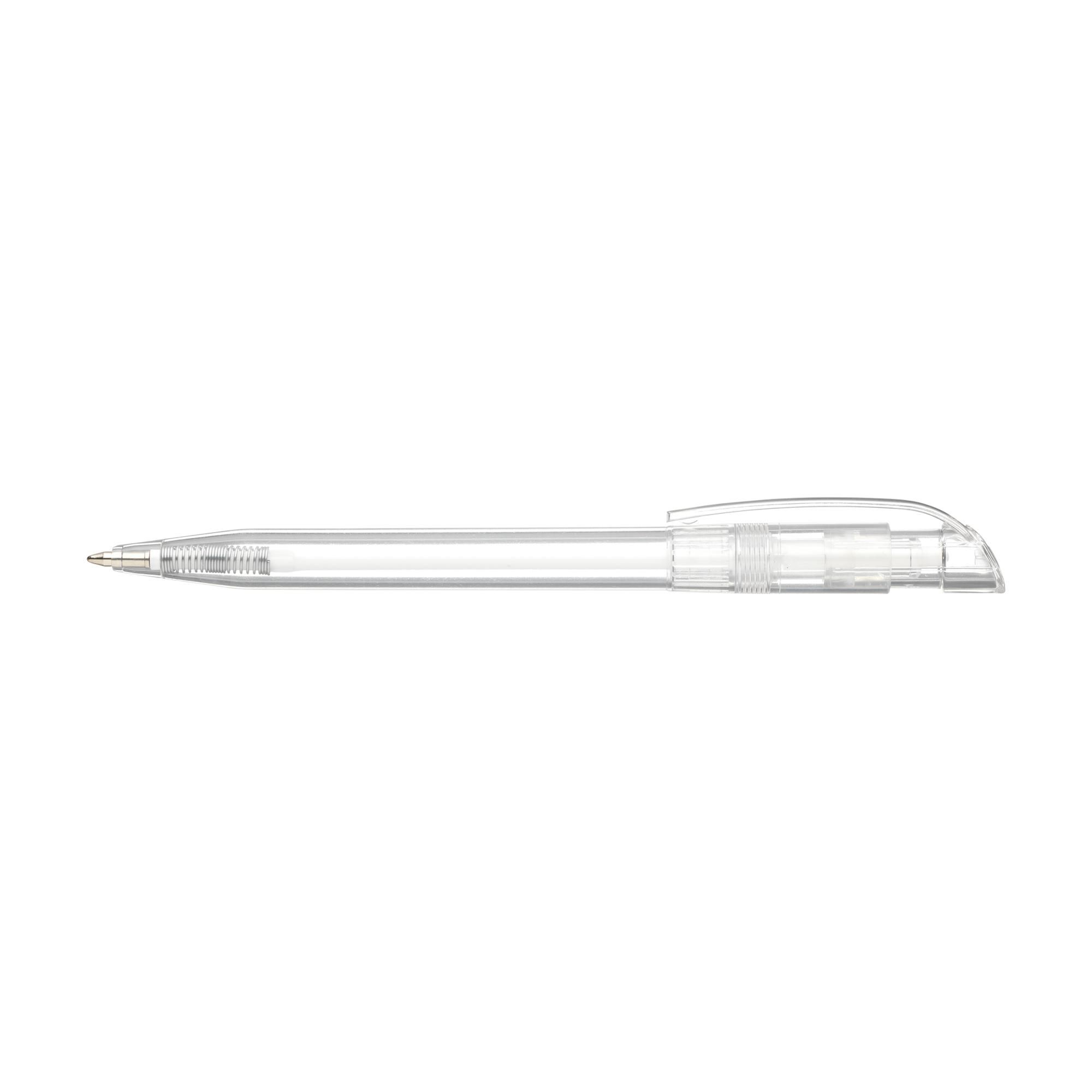 Stilolinea S45 Clear Pen, transparent weiß · Blaue Mine