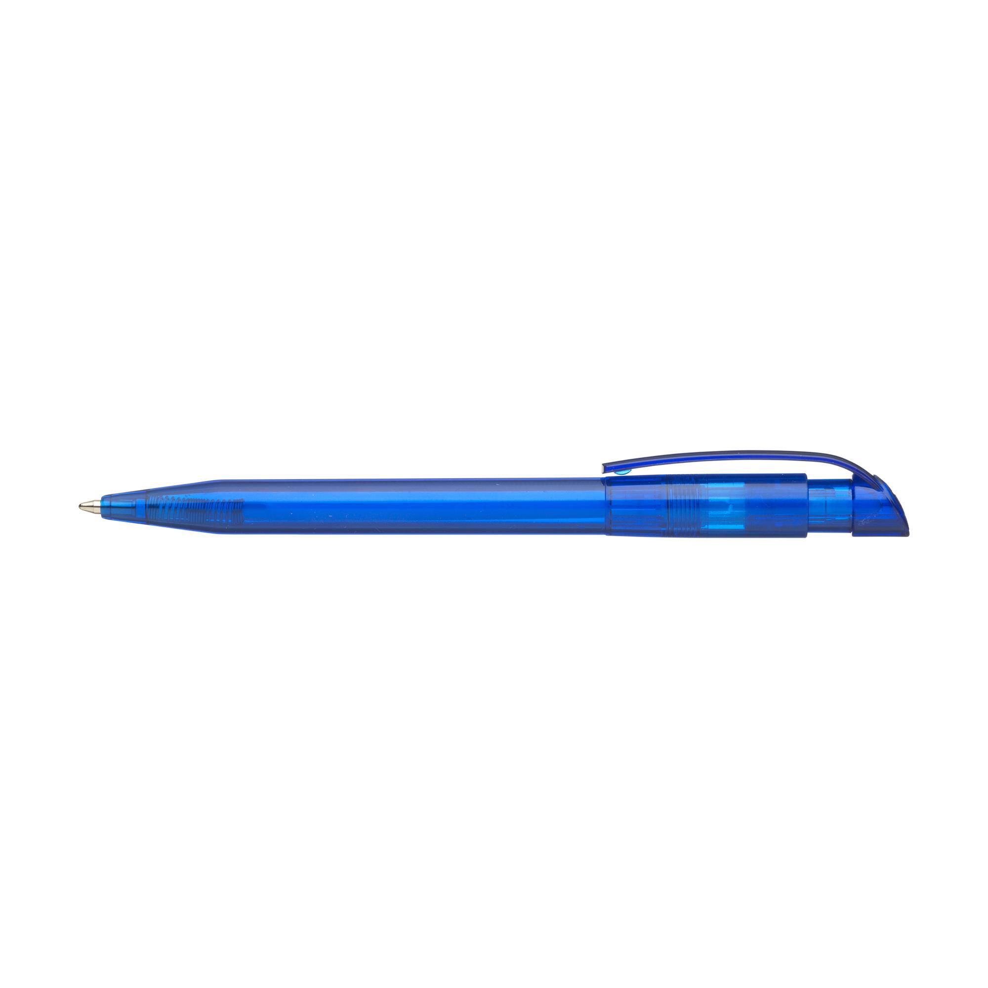 Stilolinea S45 Clear Pen, transparent dunkelblau · Blaue Mine