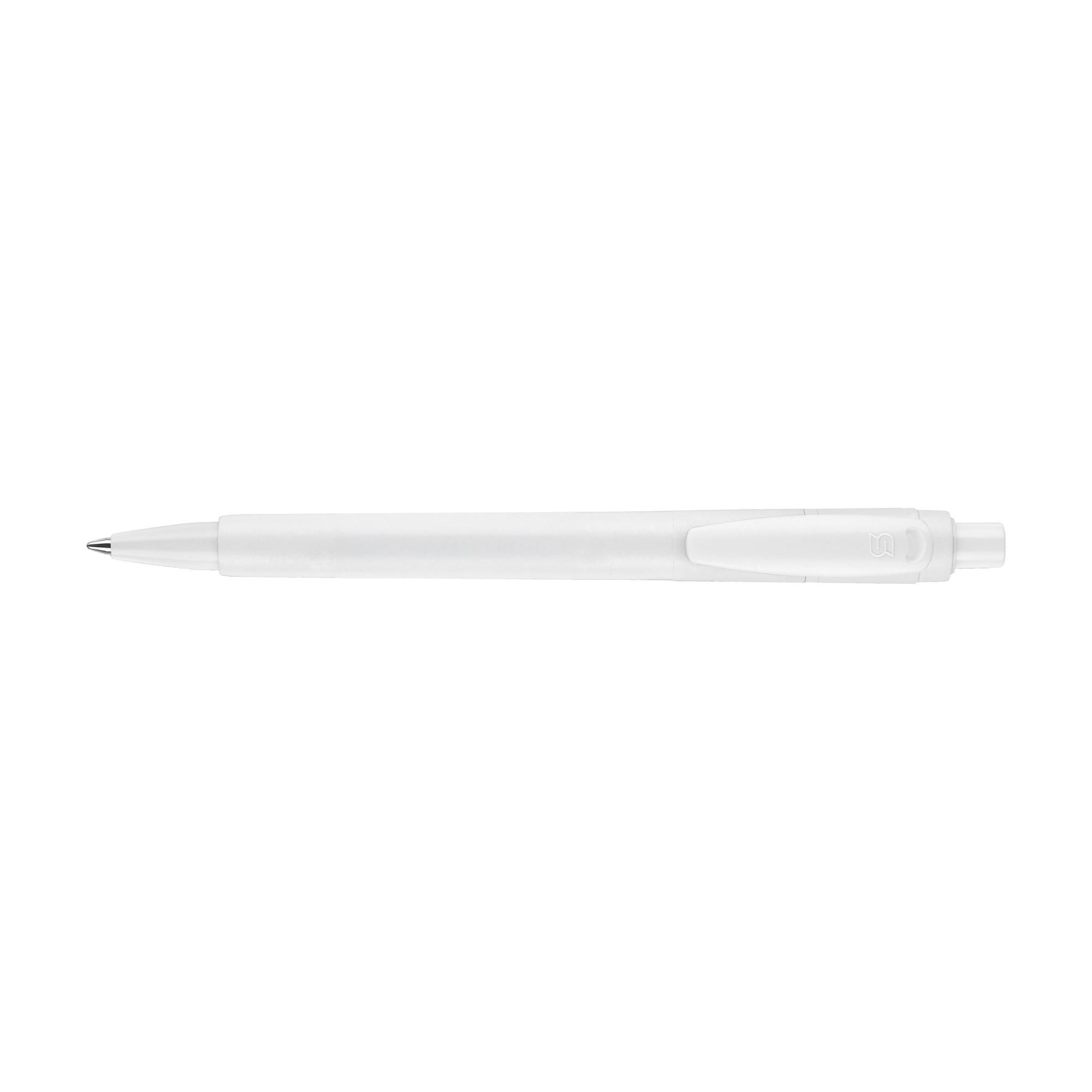 Stilolinea Baron 03 Recycled Pen, weiß · Blaue Mine