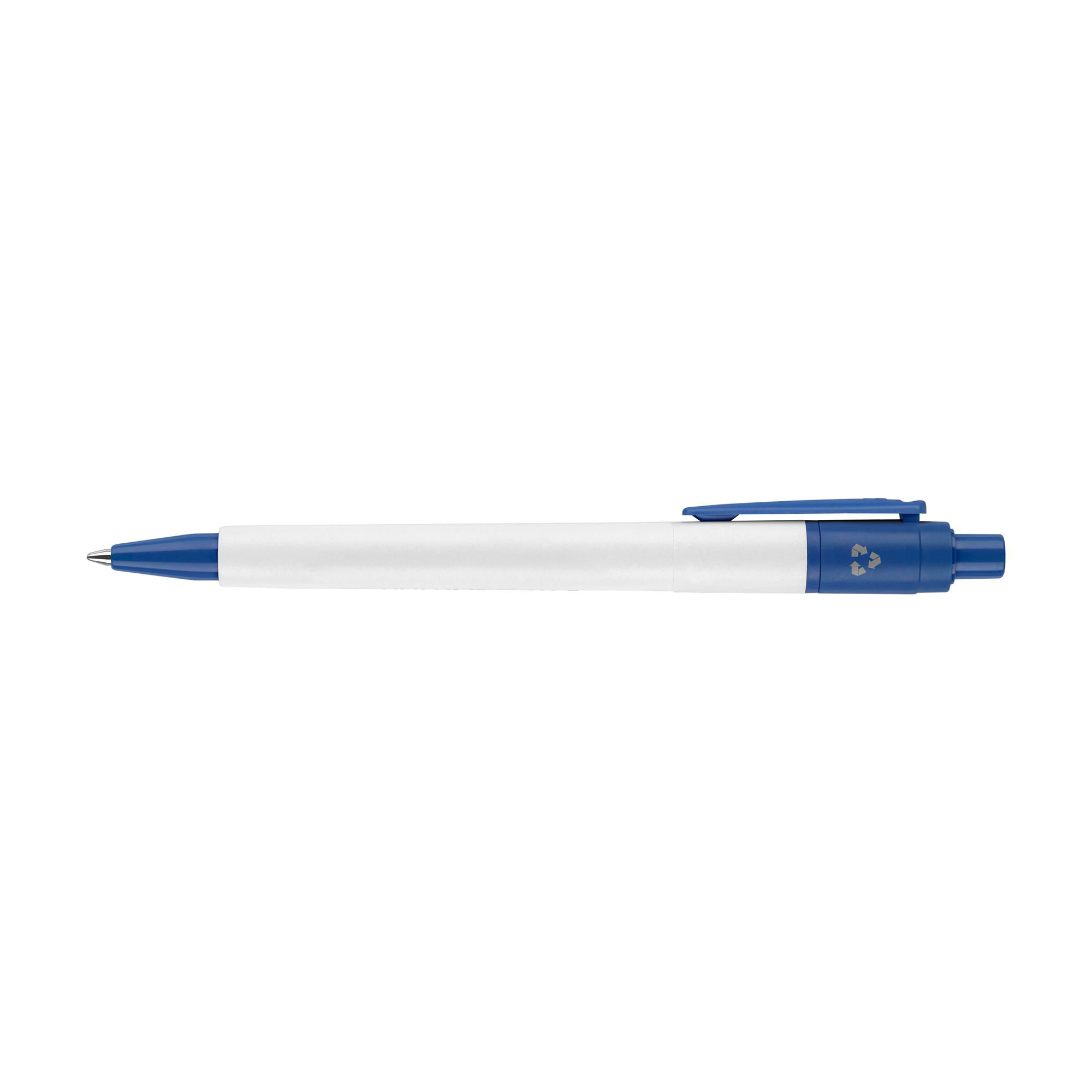 Stilolinea Baron 03 Recycled Pen, weiß/blau · Blaue Mine