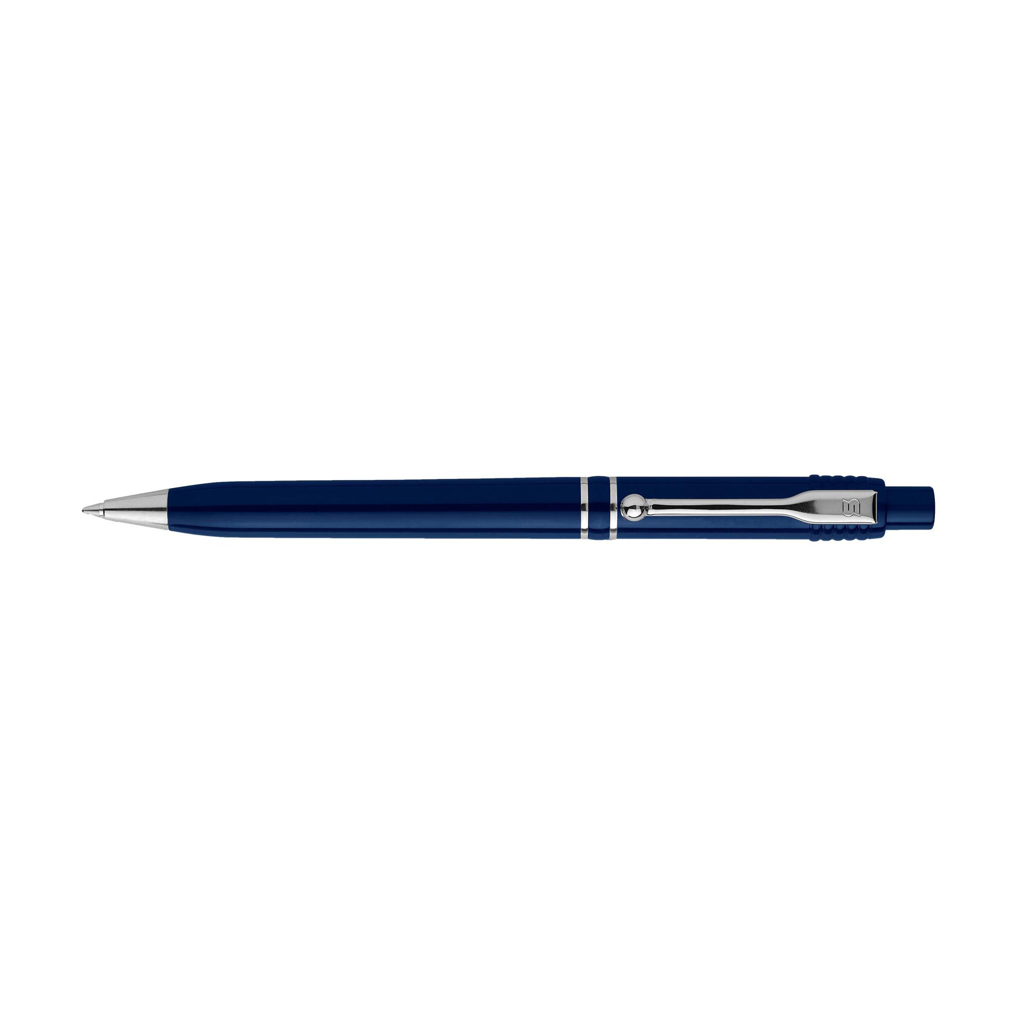 Stilolinea Raja Chrome pen, dunkel blau · Blaue Mine