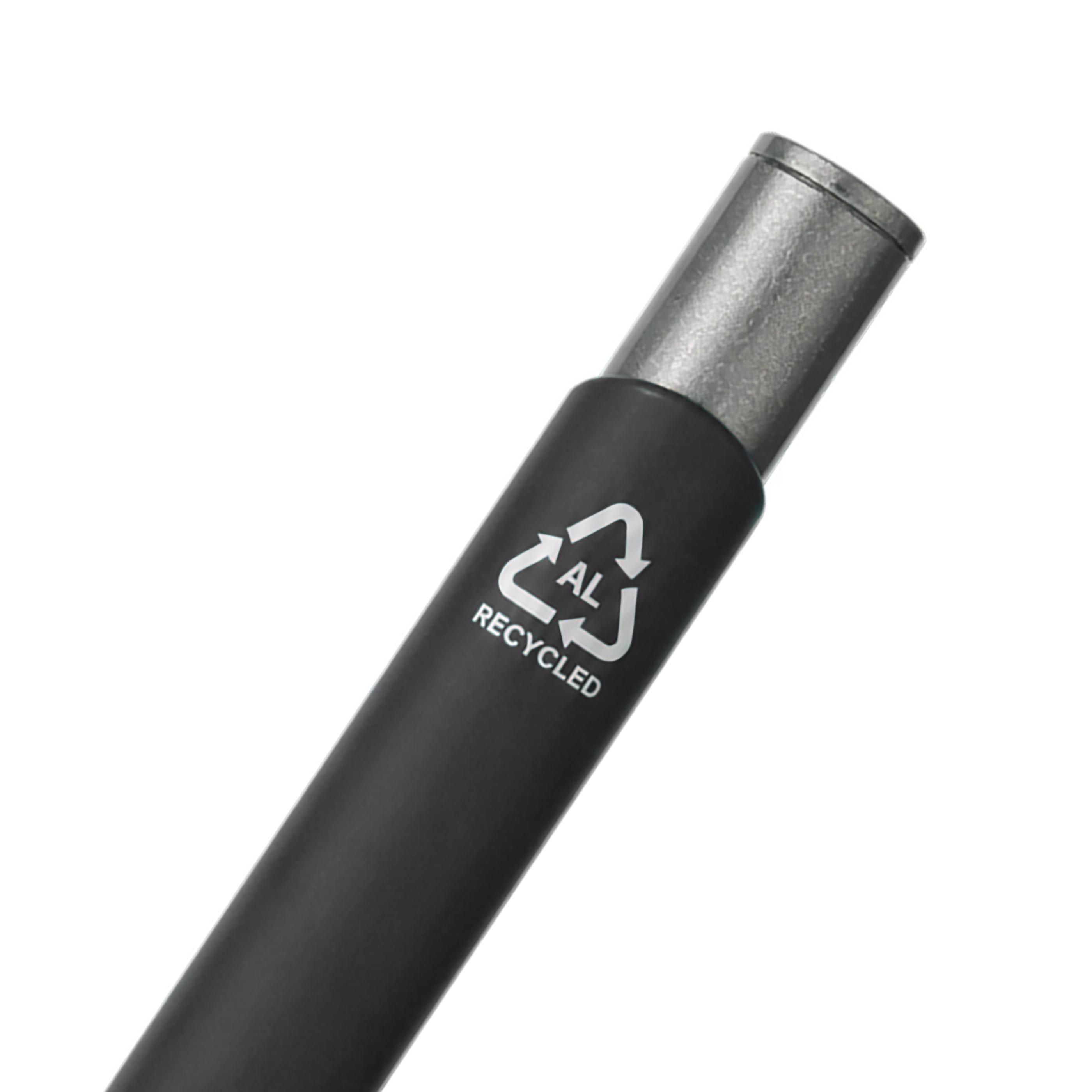 Ebony Soft RCS Recycled Alu SoftTouch stylo