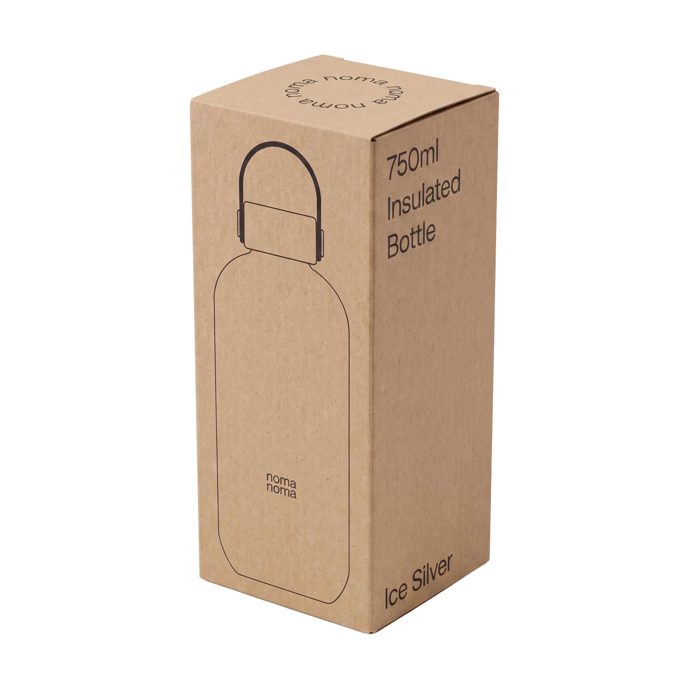 Noma Noma Recycled Steel Insulated Bottle Silver 750 ml bouteille thermos