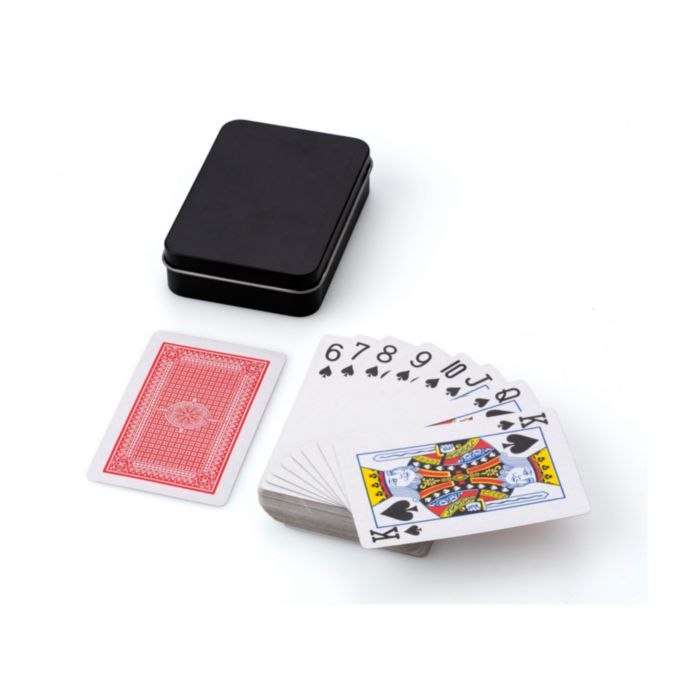Set di carte da gioco Nathan | Scatola di metallo
