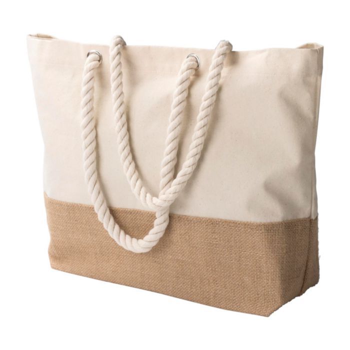 Shopper Diego | Cotone 280 g/m² | Fondo in juta