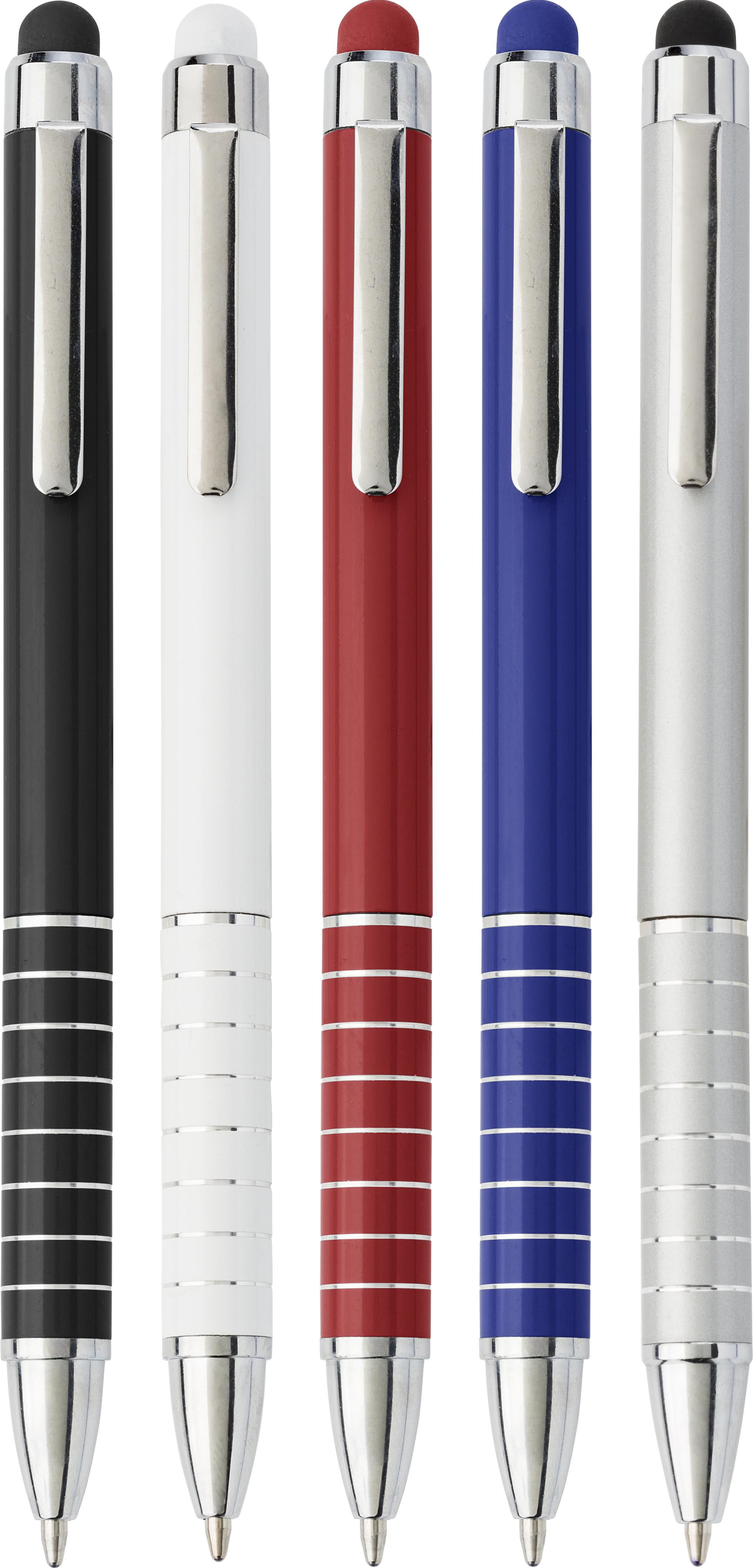Stylo bille twist en aluminium Oliver