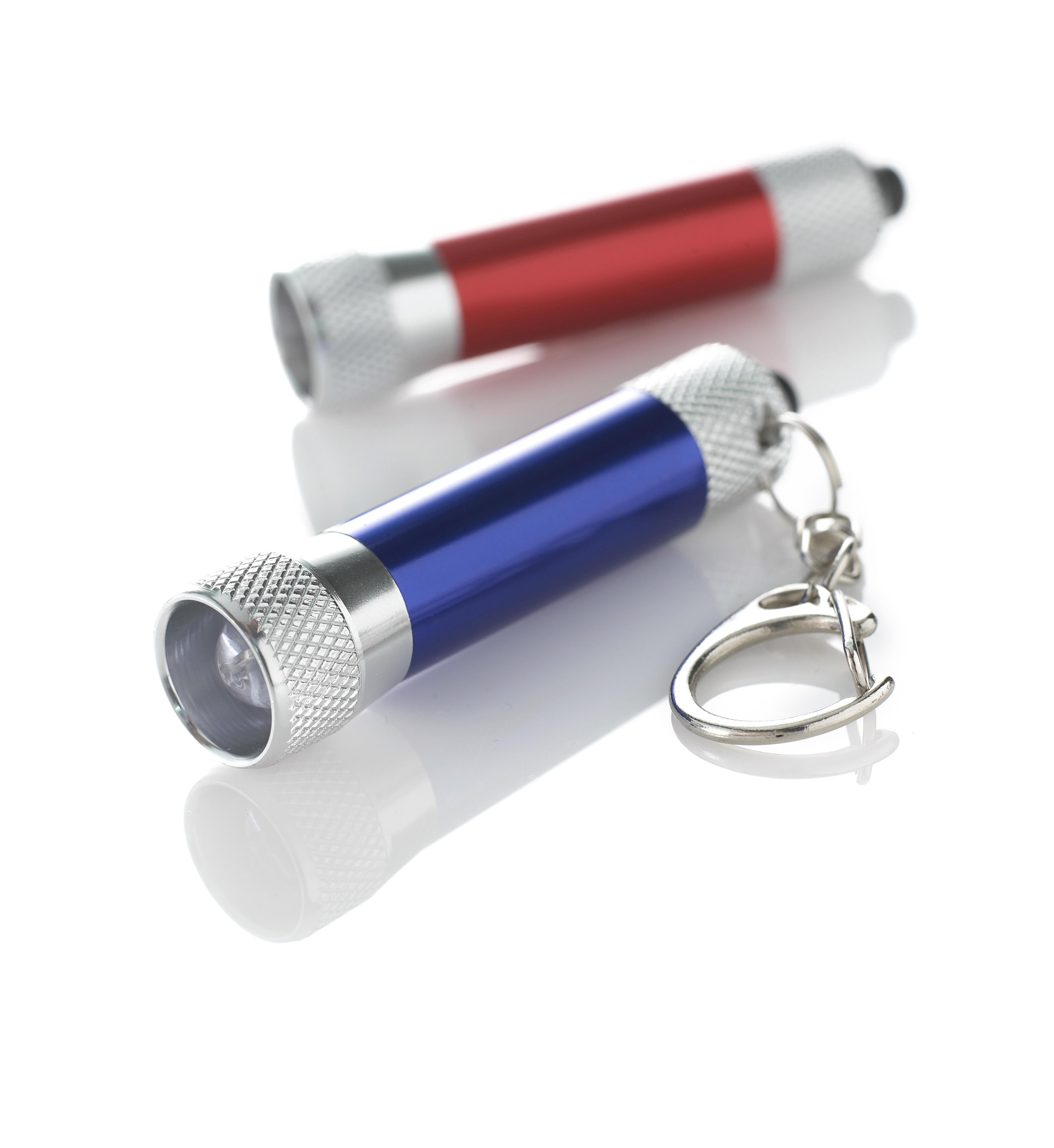 Porte-clés torche en métal Audrey