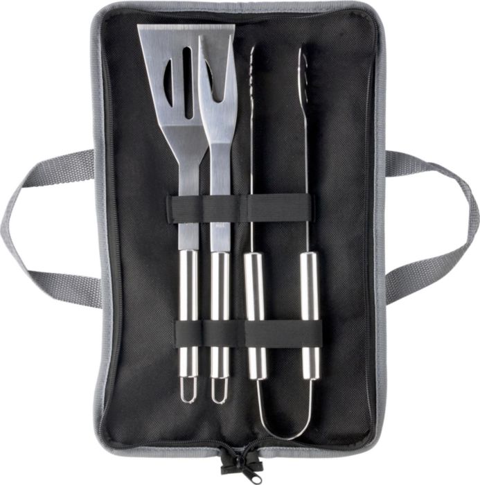 Set per barbecue Priscilla | Inox | 3 pz