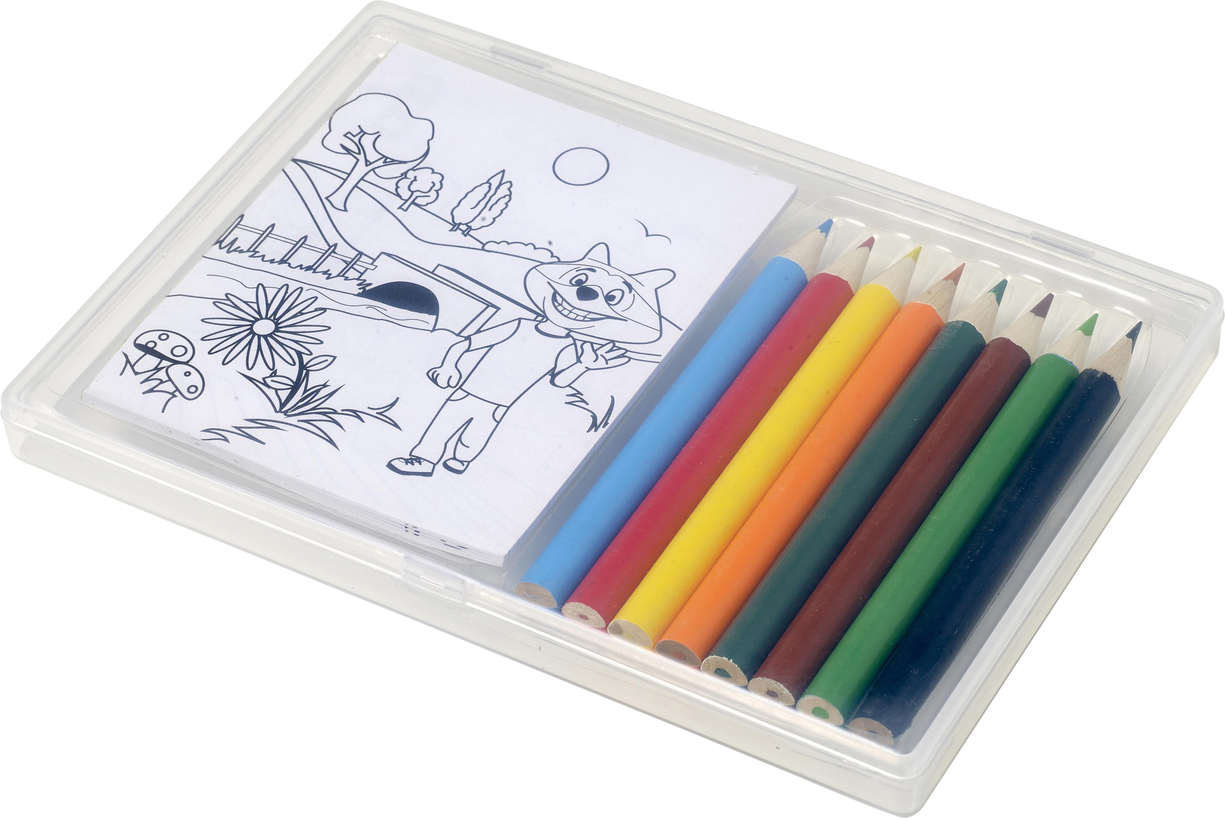 Set à dessin de 8 crayons Adita