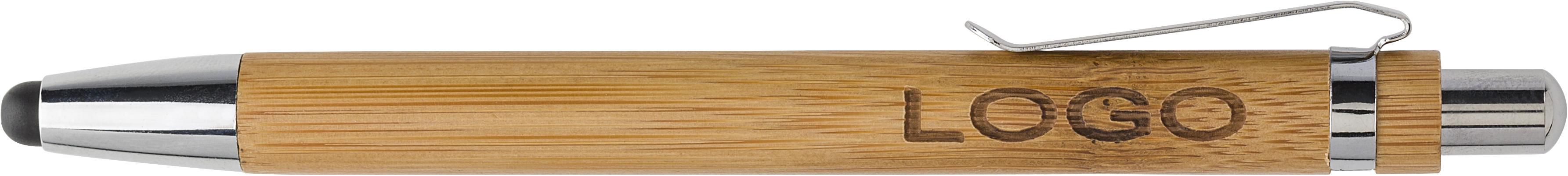 Parure de stylo bille et porte-mine en bambou Darlene