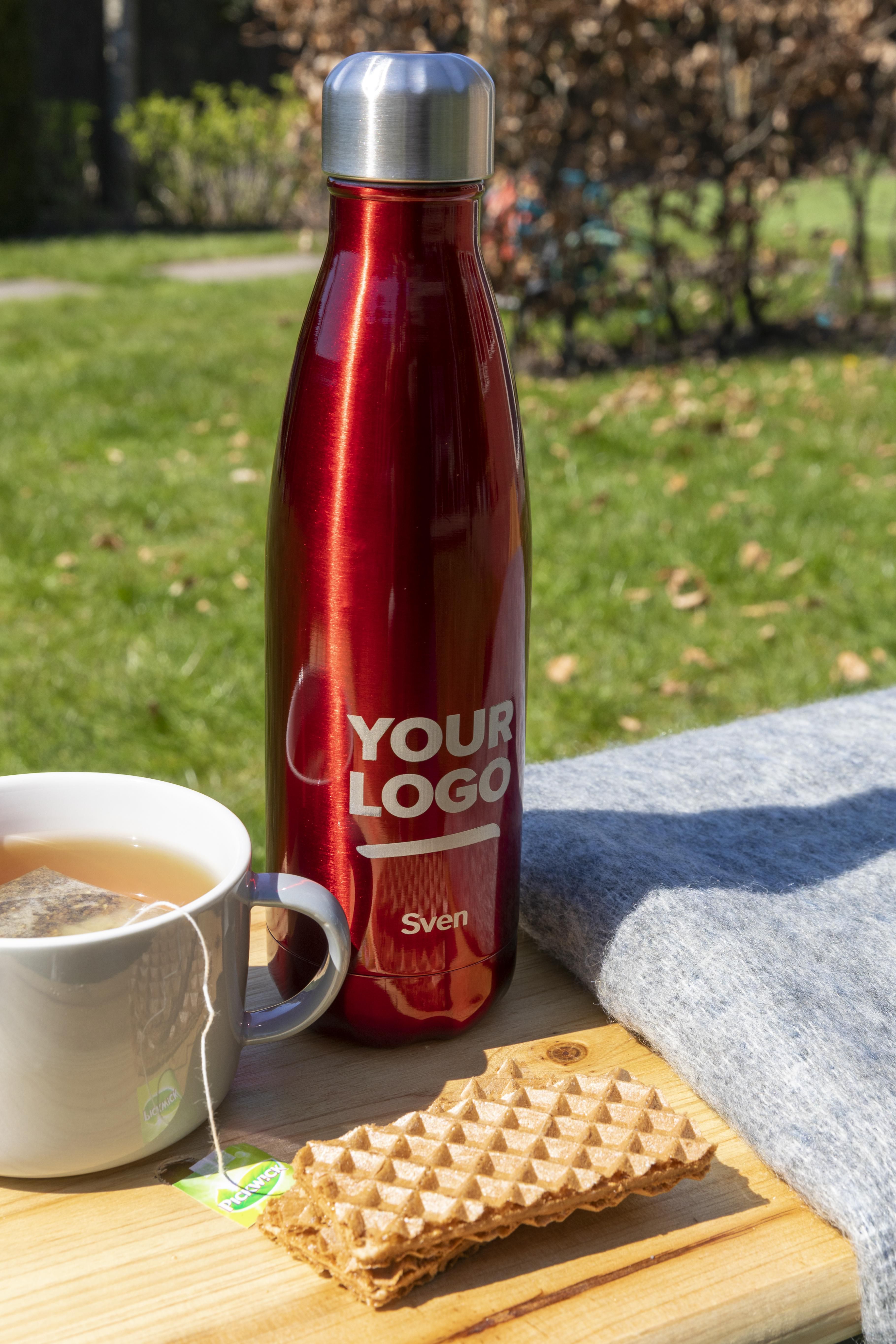 Gourde isotherme de 500 ml en acier inoxydable Lombok