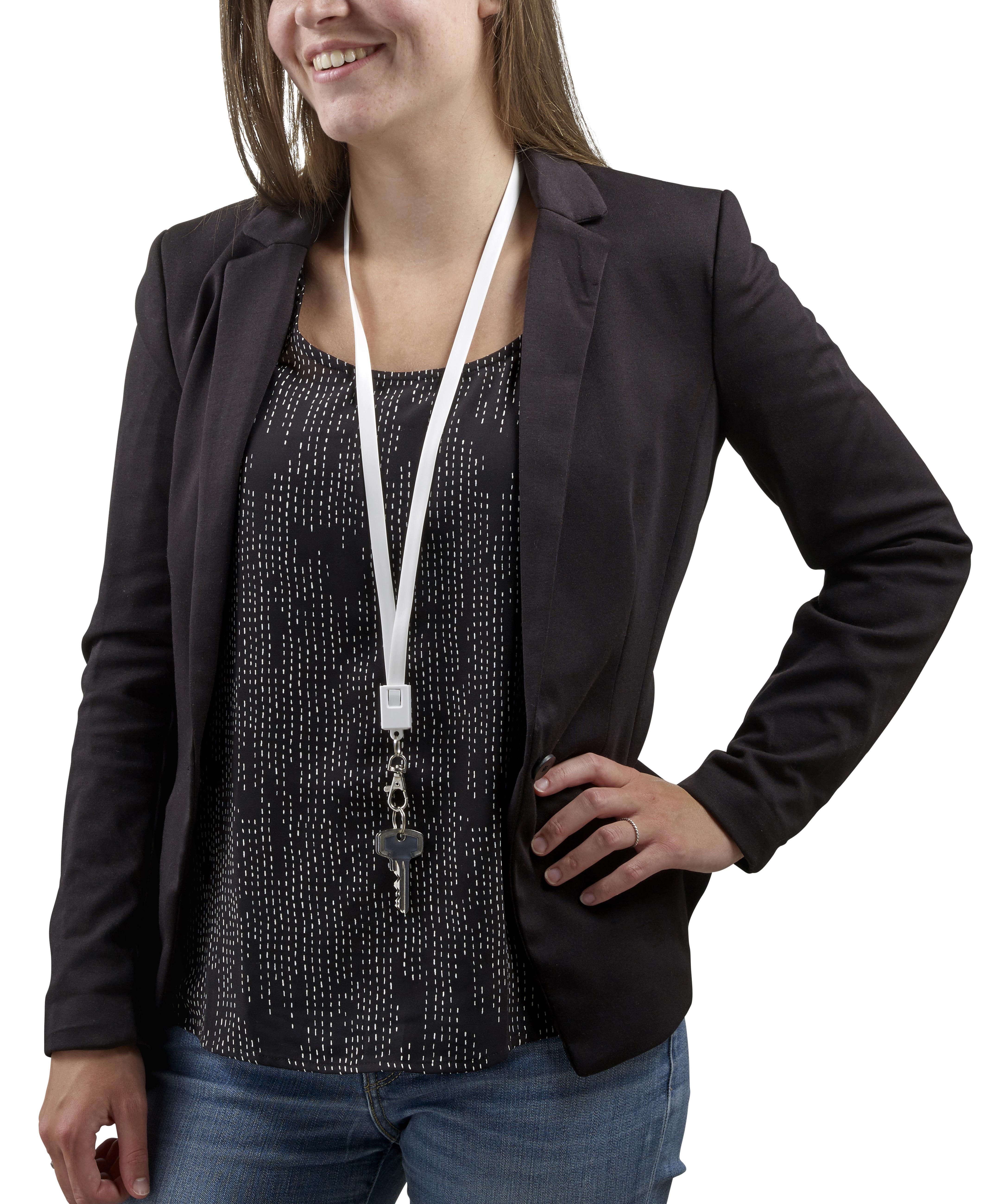 Lanyard comprenant une prise USB Marguerite