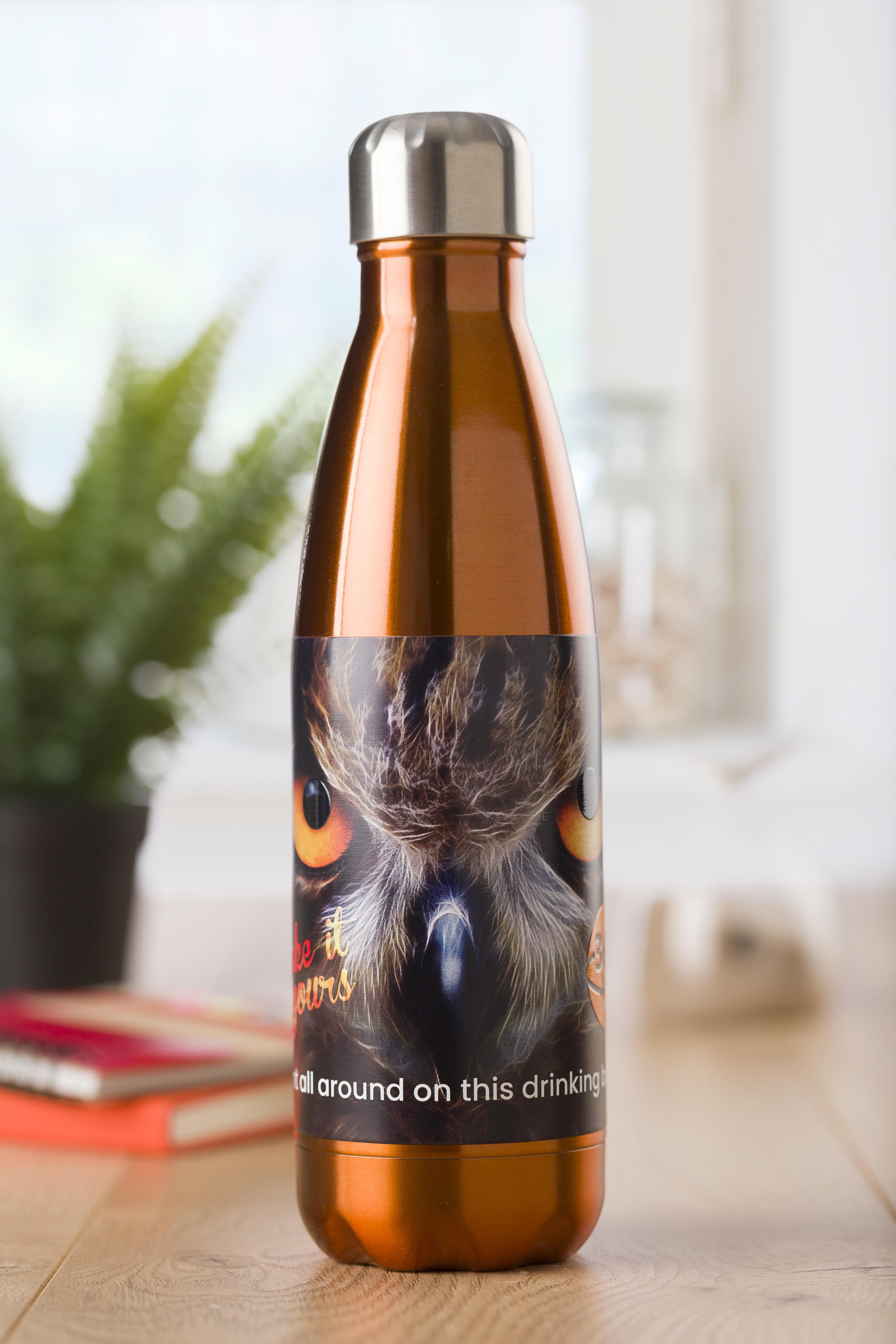 Gourde simple paroi de 650 ml en acier inoxydable Sumatra