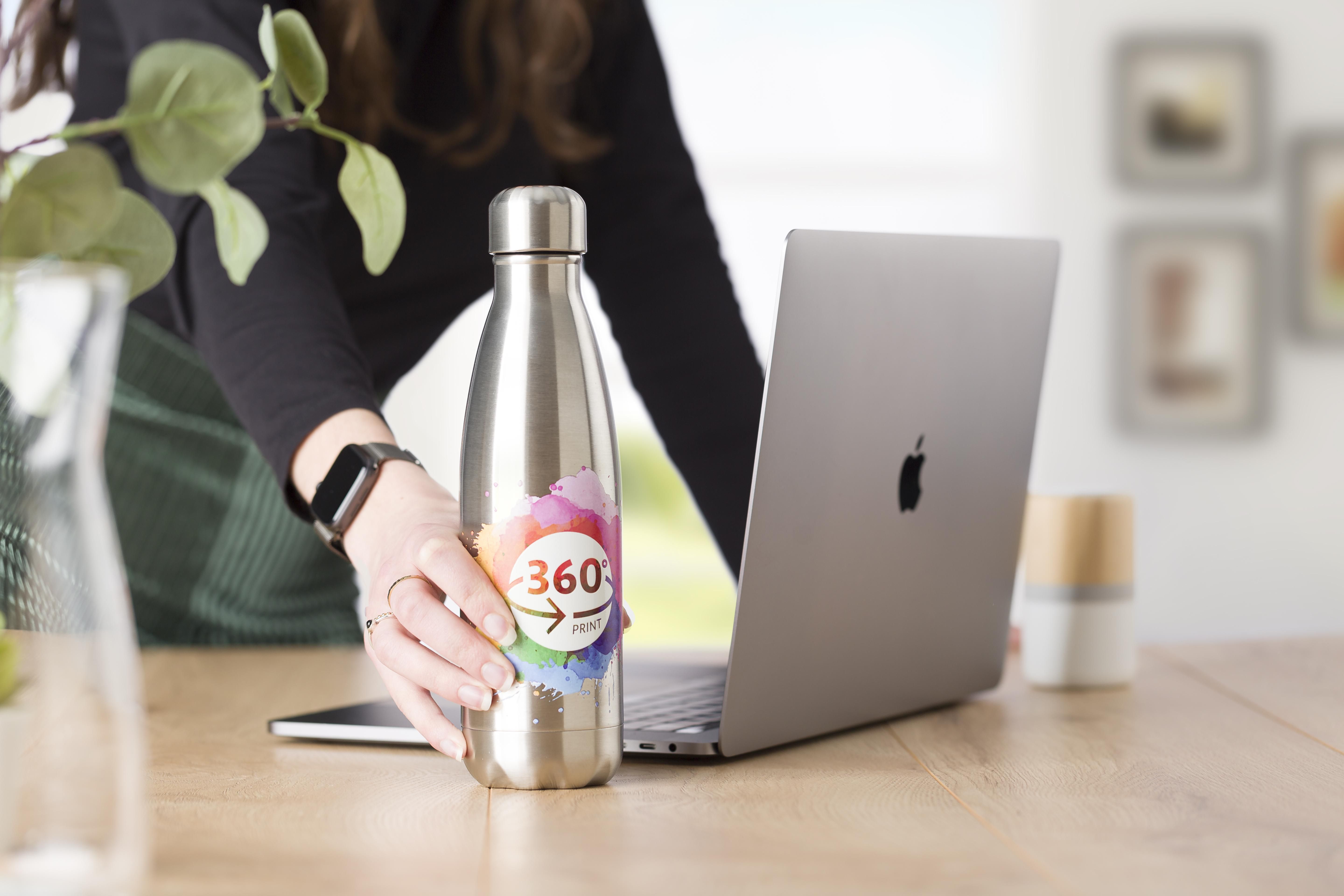 Gourde simple paroi de 650 ml en acier inoxydable Sumatra