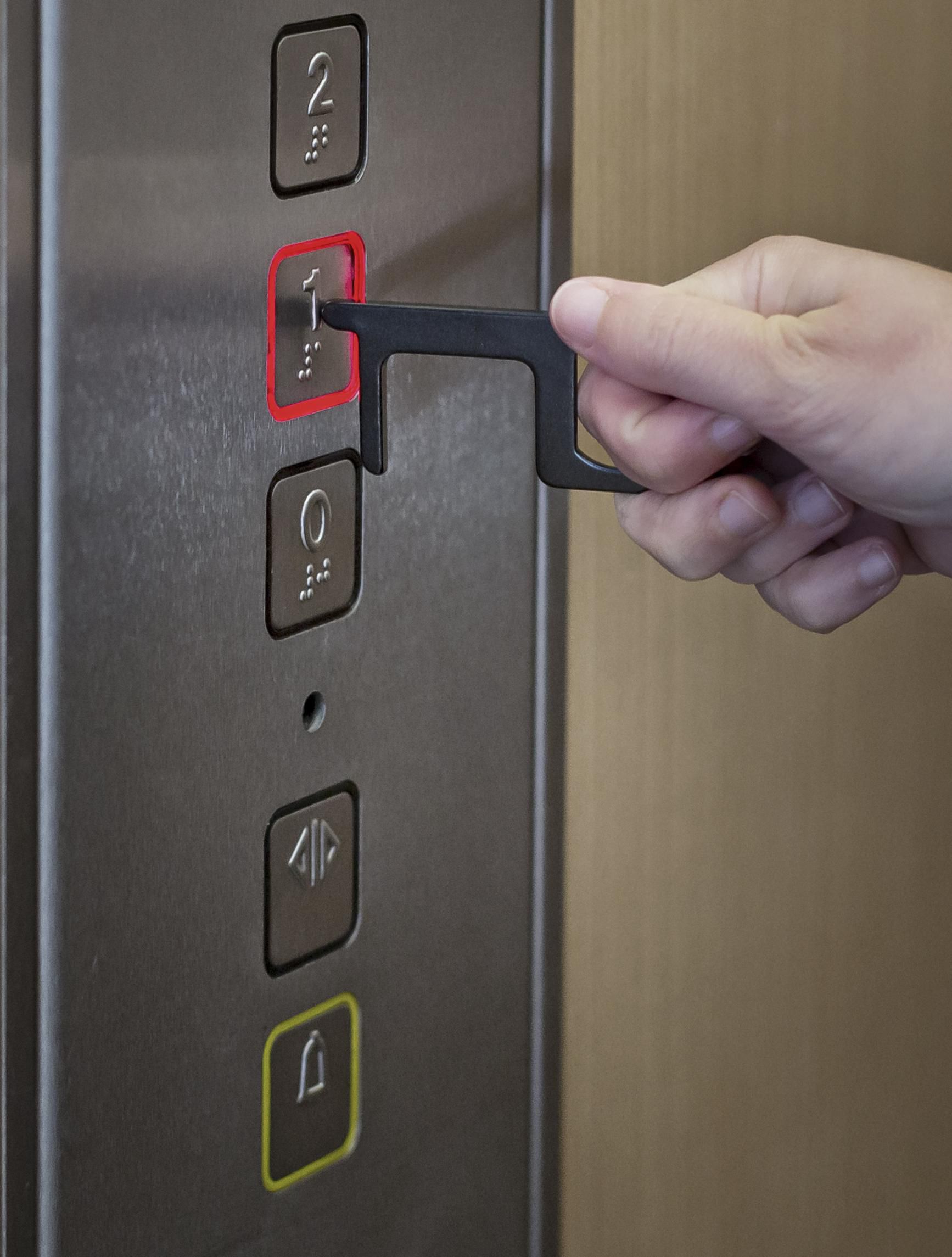 Ouvre-porte en aluminium Jada