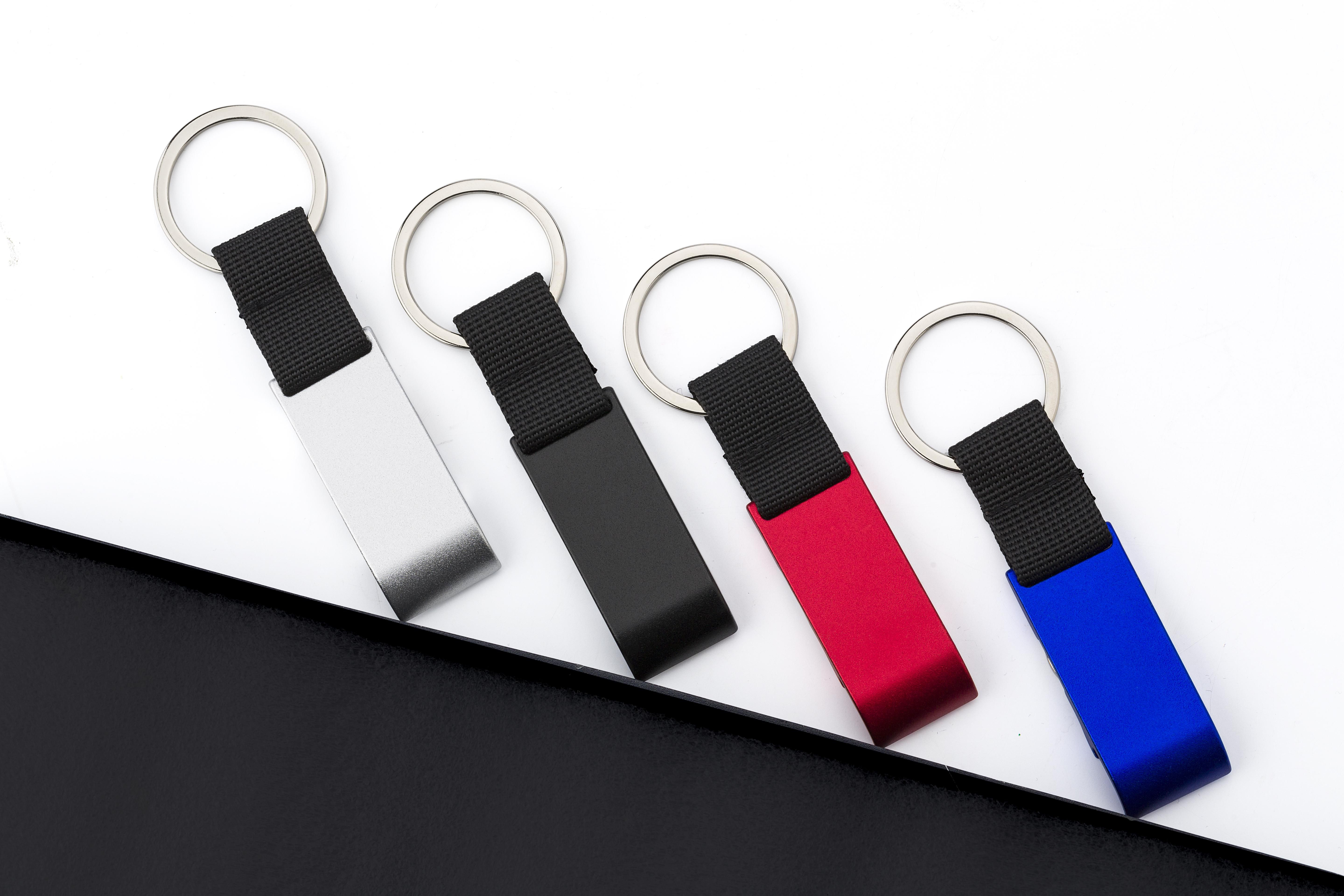 Porte-clés en métal avec décapsuleur Lionel