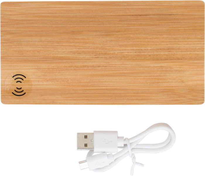 Power Bank in bamboo