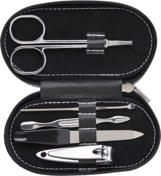 Set manicure in acciaio inox, custodia in PVC Blake